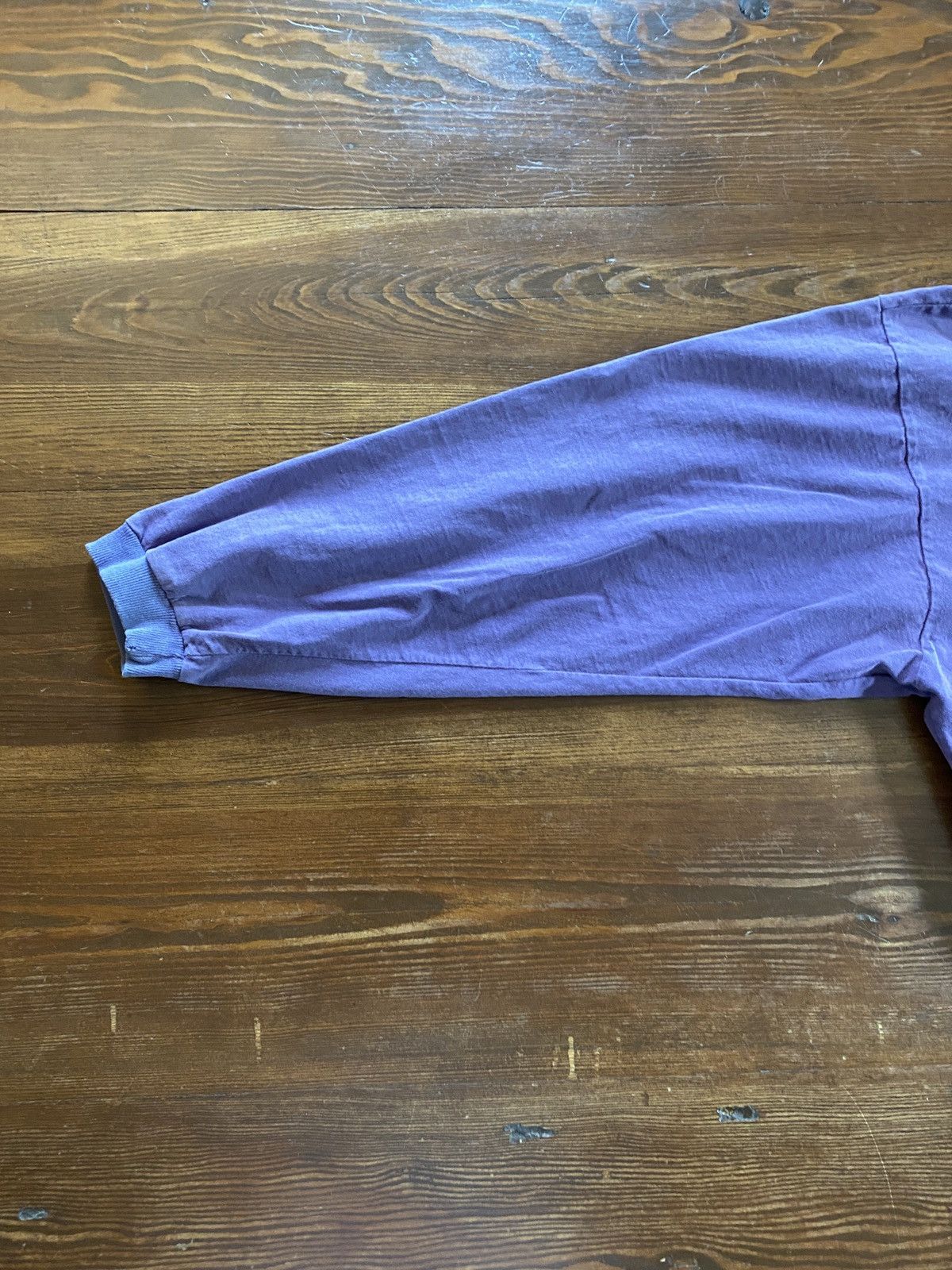 Vintage Vintage 80’s Ferruche Distressed Purple Hoodie Tee Size US XL / EU 56 / 4 - 17 Thumbnail