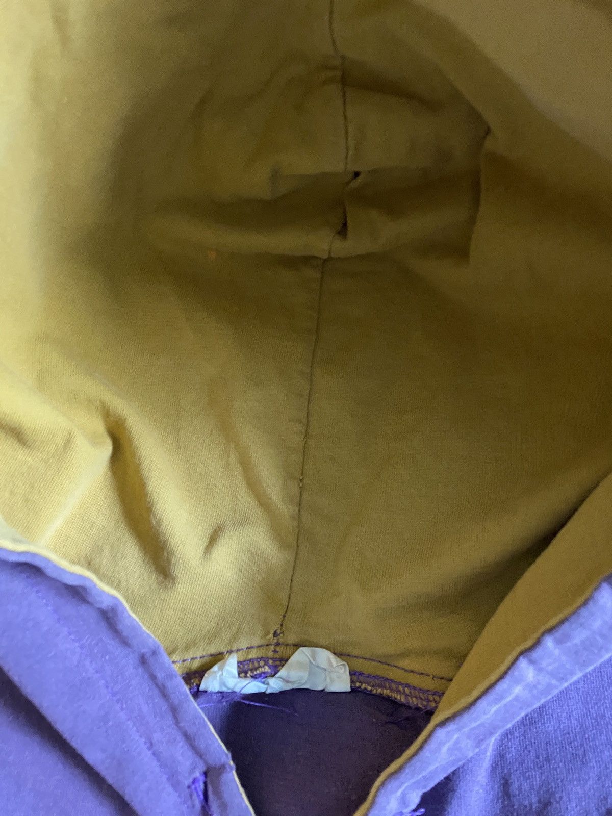 Vintage Vintage 80’s Ferruche Distressed Purple Hoodie Tee Size US XL / EU 56 / 4 - 12 Thumbnail