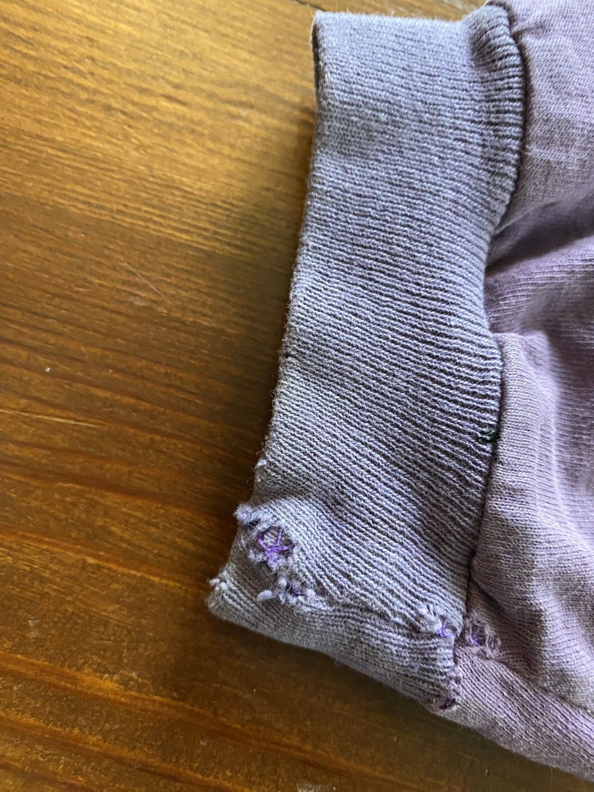 Vintage Vintage 80’s Ferruche Distressed Purple Hoodie Tee Size US XL / EU 56 / 4 - 24 Thumbnail