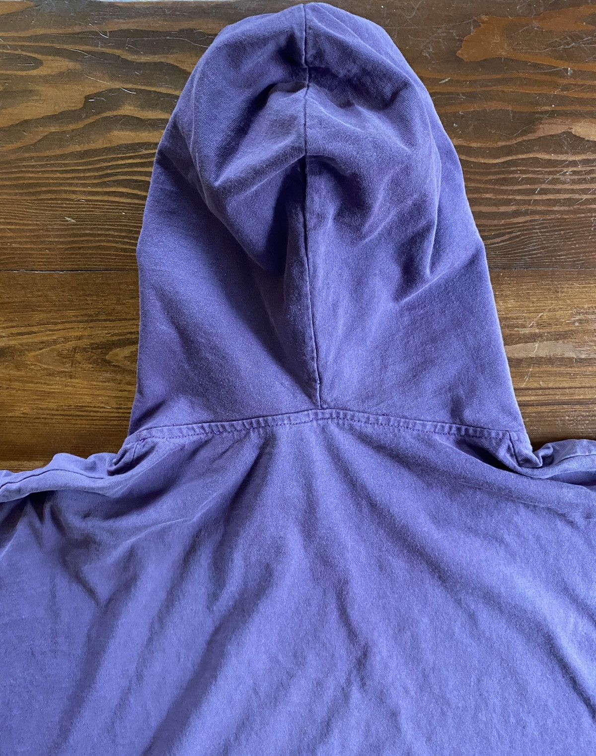 Vintage Vintage 80’s Ferruche Distressed Purple Hoodie Tee Size US XL / EU 56 / 4 - 25 Thumbnail
