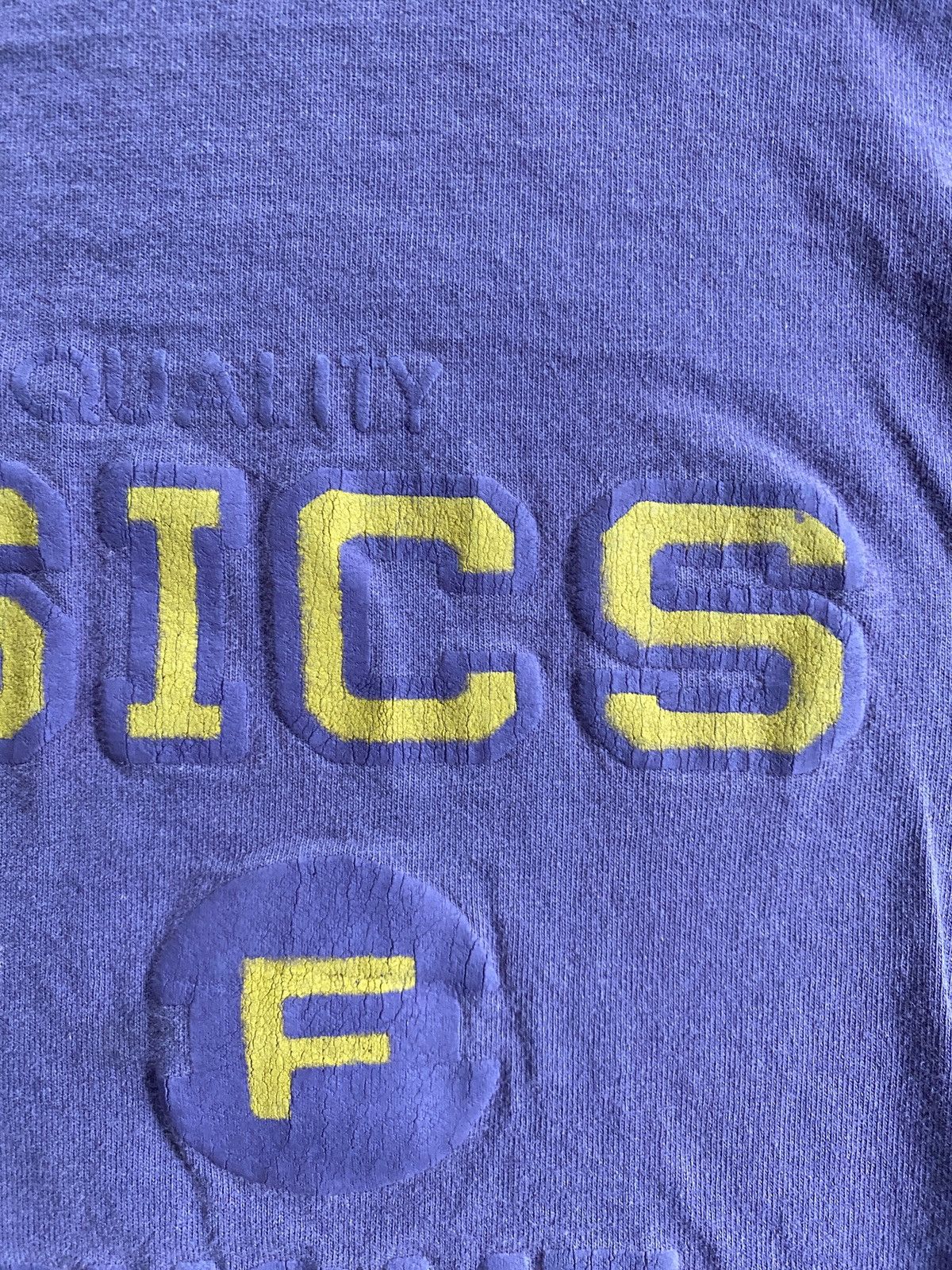 Vintage Vintage 80’s Ferruche Distressed Purple Hoodie Tee Size US XL / EU 56 / 4 - 5 Thumbnail