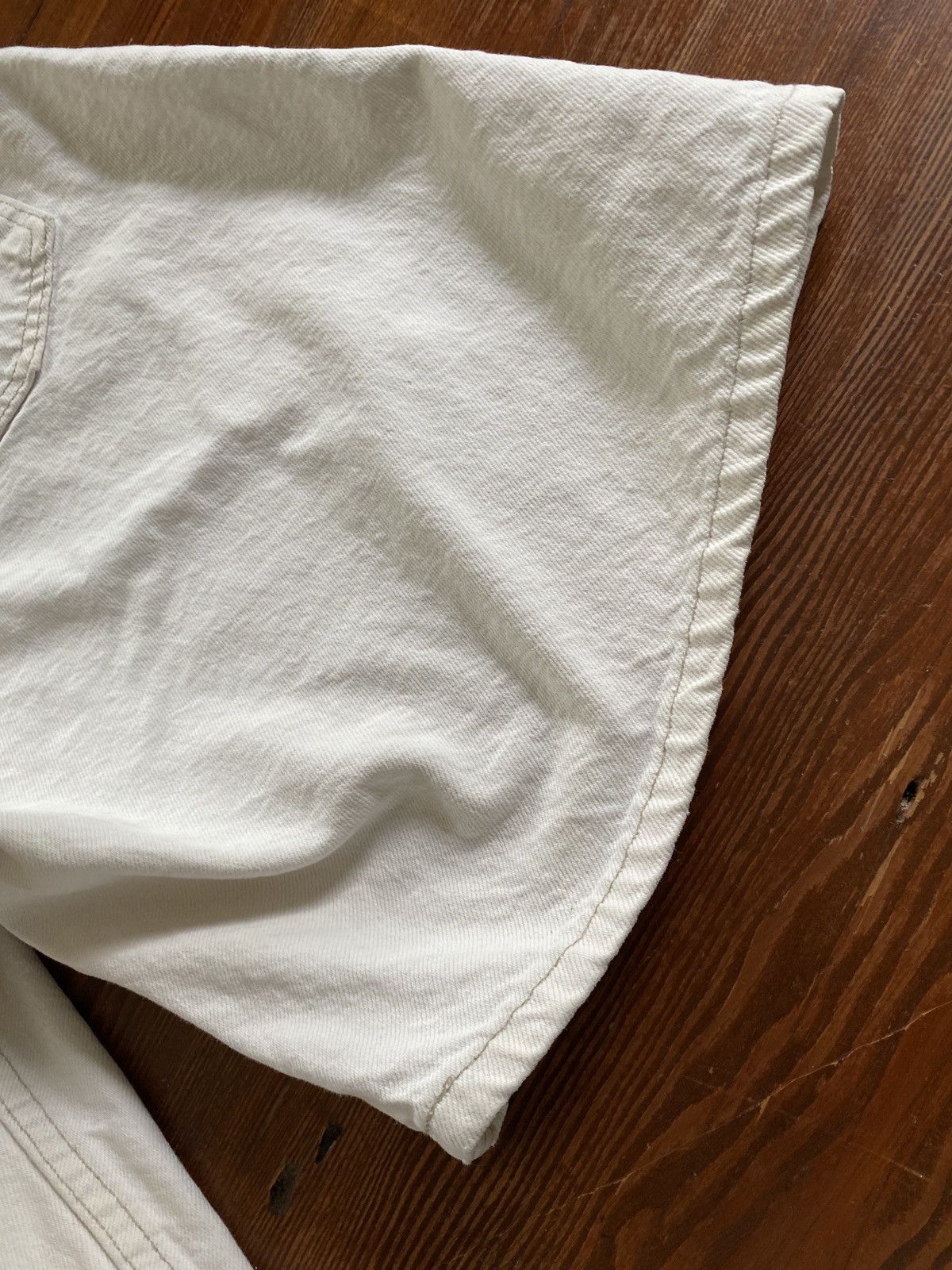 Levi's × Vintage Vintage ‘95 Levi’s 550 Orange Tab White Relaxed Jean Shorts Size US 37 - 7 Thumbnail
