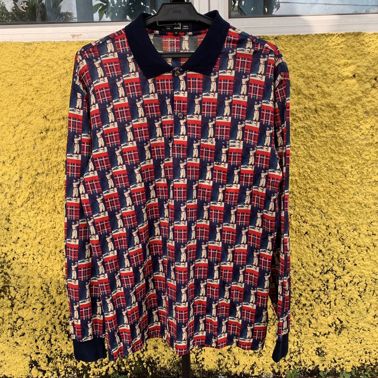 Alfred Dunhill Dunhill vintage OVP long sleeve 80s Size US M / EU 48-50 / 2 - 2 Thumbnail