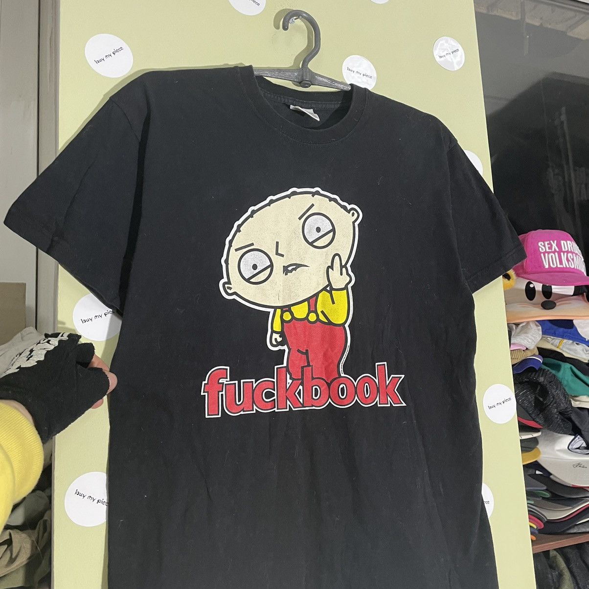 Vintage Vintage Y2K Graphic Tee Faded Black Cartoon Print Cropped S Size US S / EU 44-46 / 1 - 6 Thumbnail