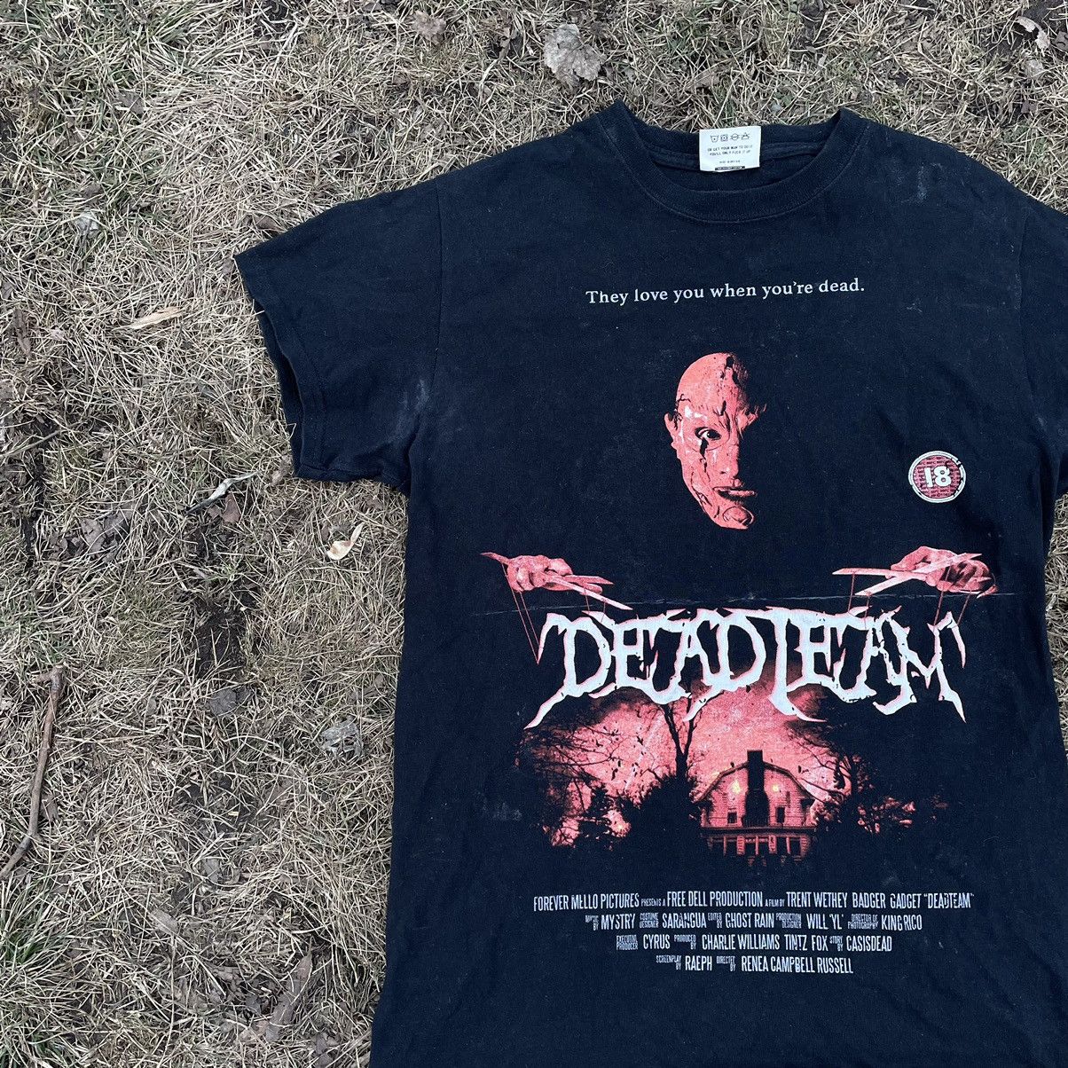 Vintage Vintage Y2K Tee 90s Dead Creepy Horror Face Band S Size US S / EU 44-46 / 1 - 2 Thumbnail
