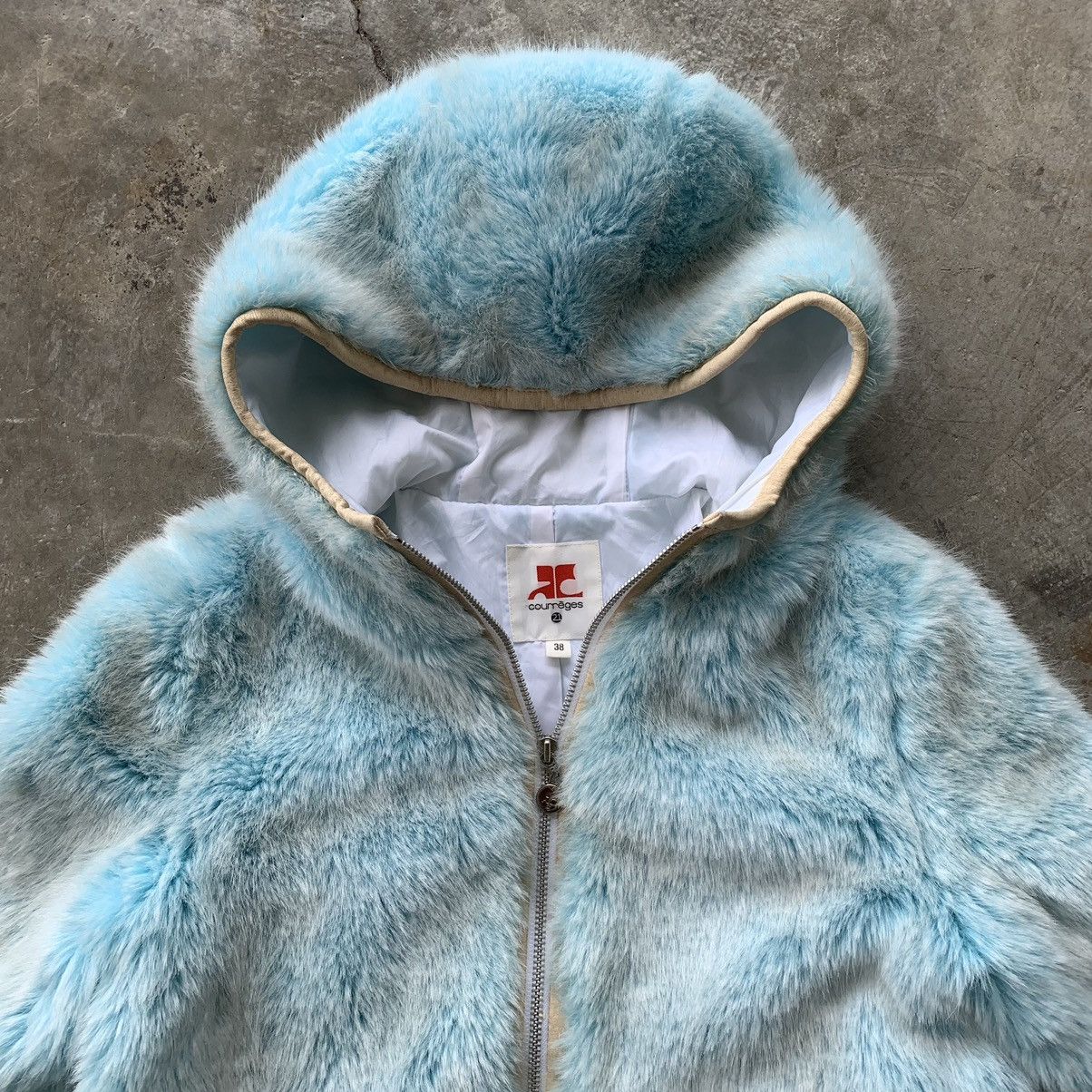 Courreges Courreges fur mohair fleece parka jacket Size XS / US 0-2 / IT 36-38 - 6 Thumbnail