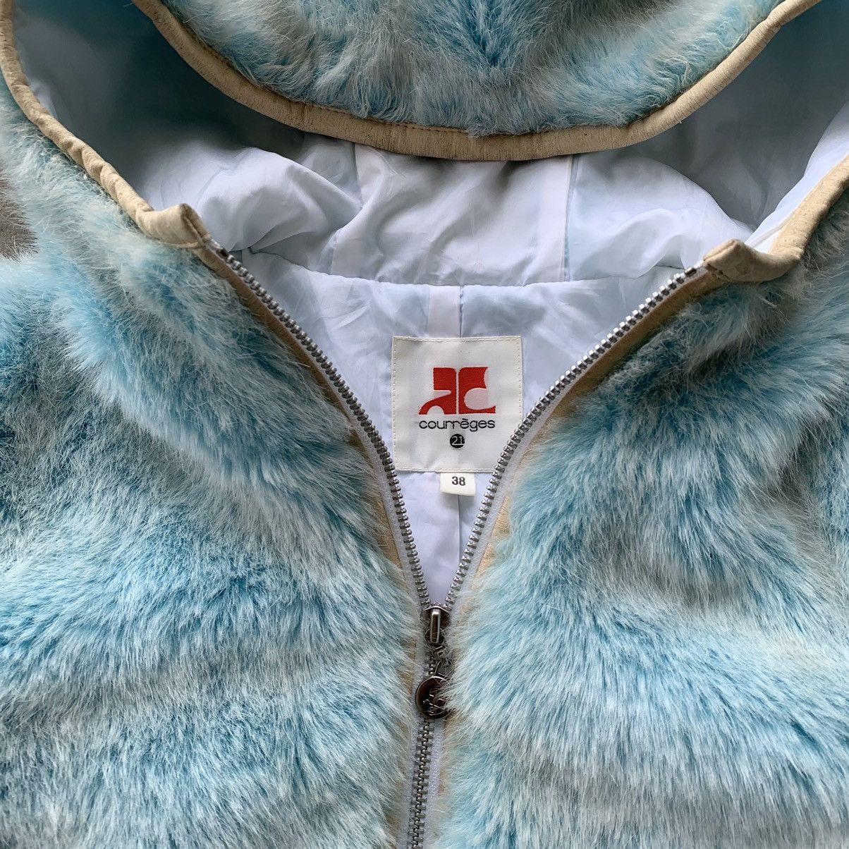 Courreges Courreges fur mohair fleece parka jacket Size XS / US 0-2 / IT 36-38 - 7 Thumbnail