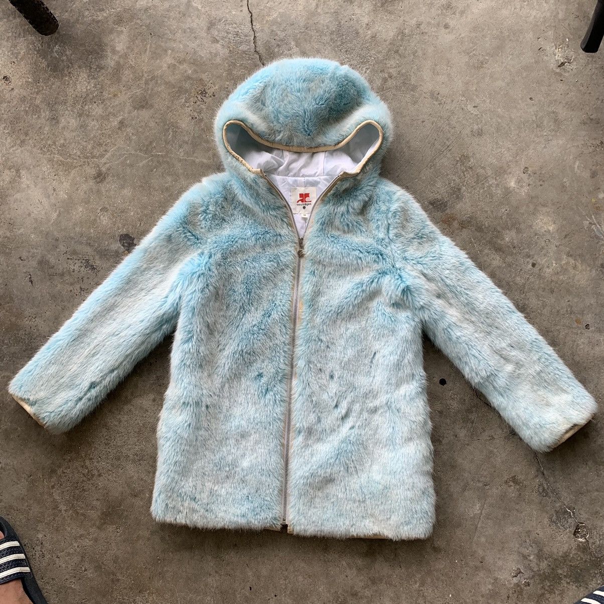Courreges Courreges fur mohair fleece parka jacket Size XS / US 0-2 / IT 36-38 - 4 Thumbnail
