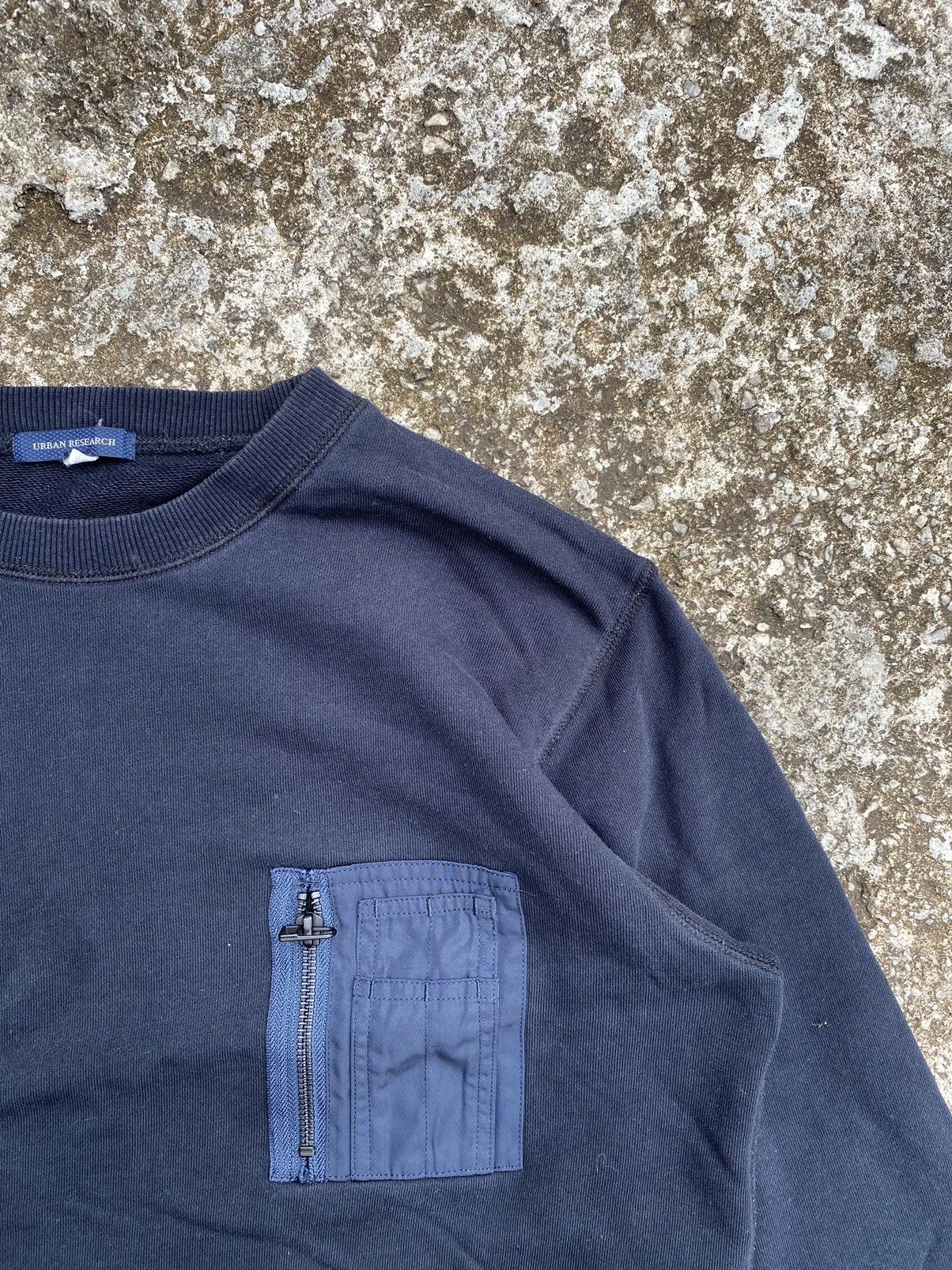 Japanese Brand Urban Research Single Pocket Sweatshirt Size US M / EU 48-50 / 2 - 2 Thumbnail