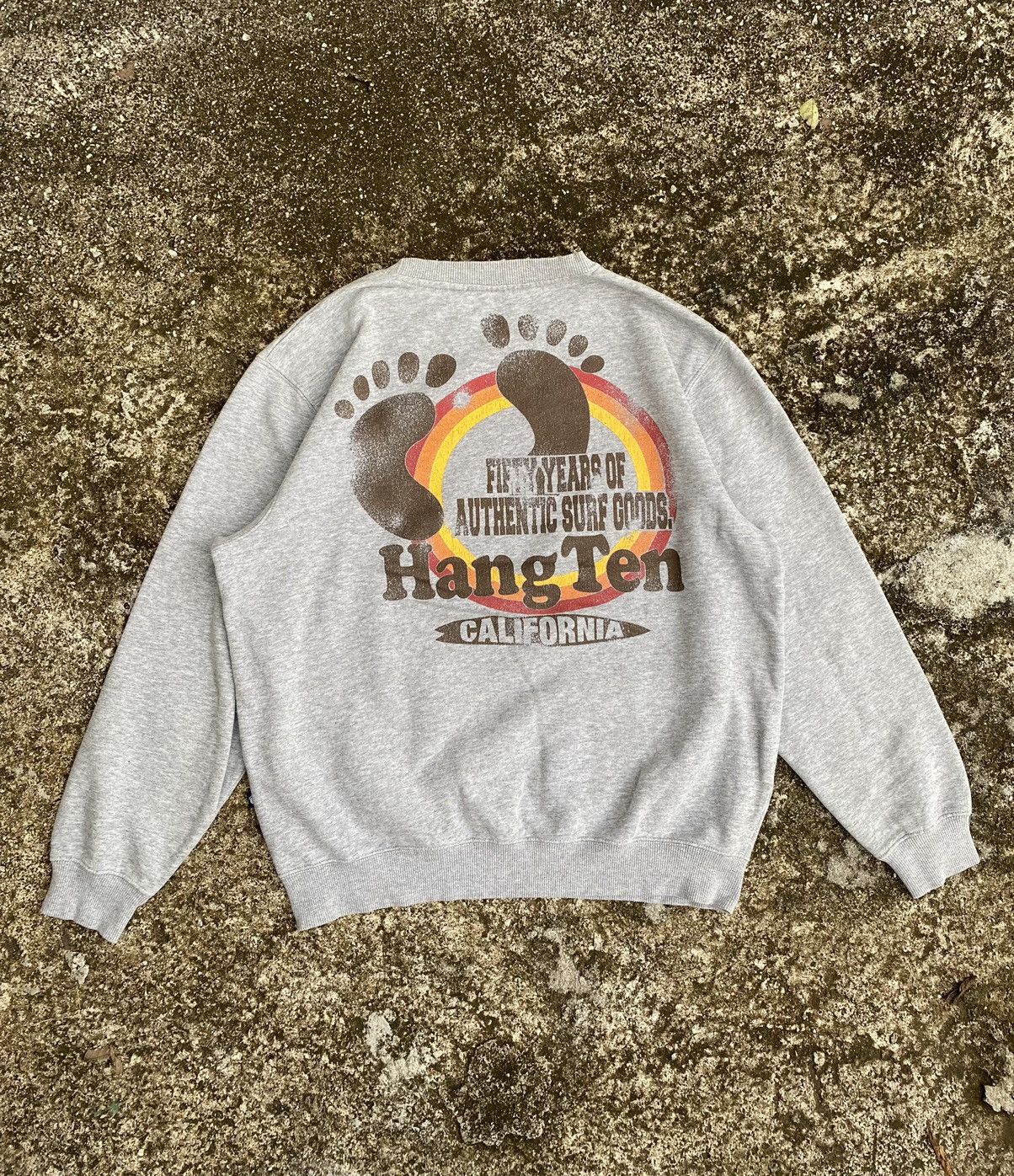Hang Ten Vintage Hang Ten California Big Logo 1960 Sweatshirt Size US L / EU 52-54 / 3 - 5 Thumbnail