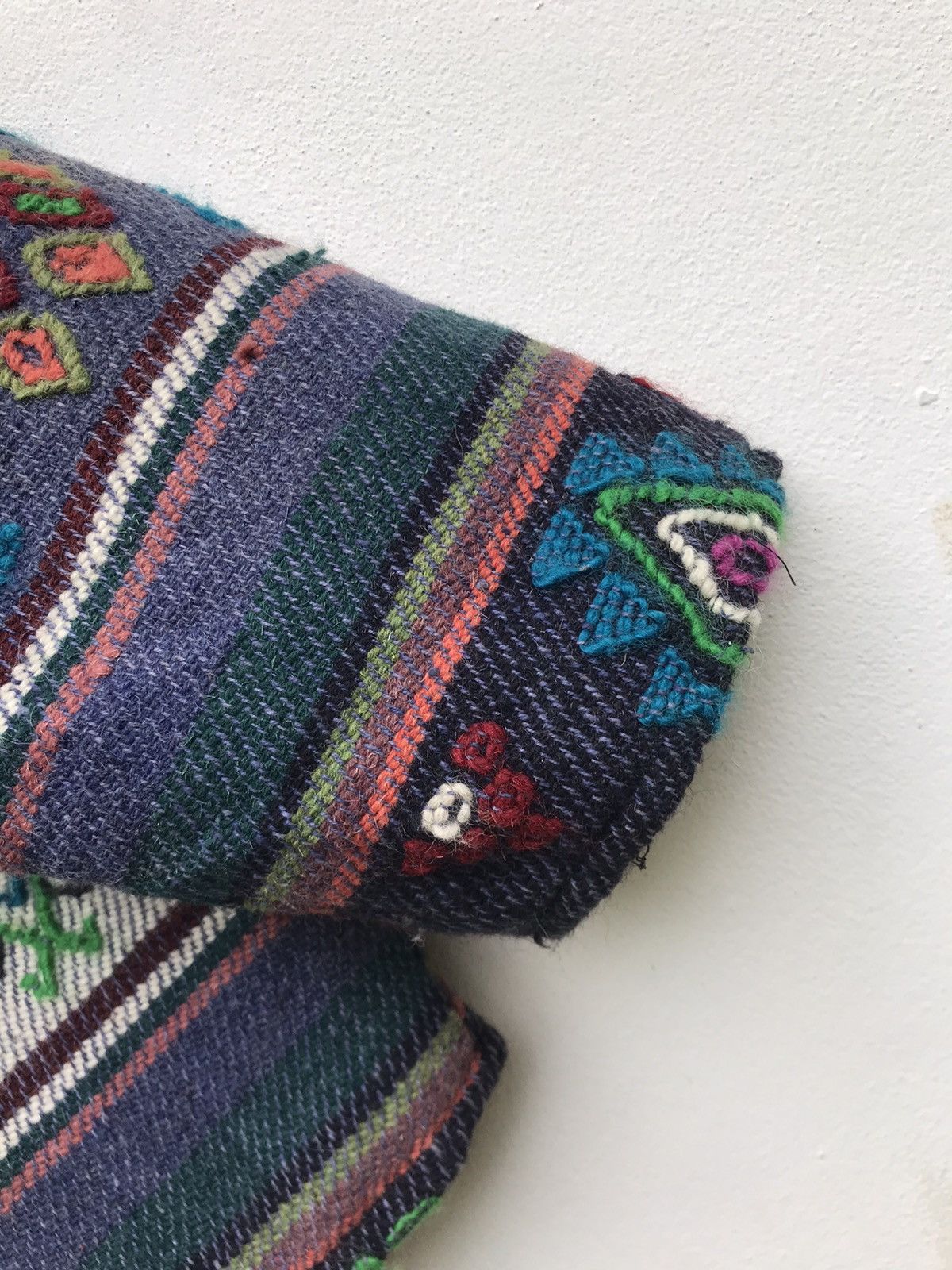 Art Comes First × Japanese Brand Customs Made Navajo Aztec Native Art Tweed Jacket Size US M / EU 48-50 / 2 - 13 Thumbnail