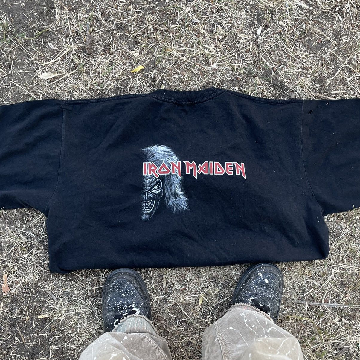 Vintage Vintage Y2K Iron Maiden Band Tee Sun Faded Grunge Baggy XXL Size US XXL / EU 58 / 5 - 5 Thumbnail
