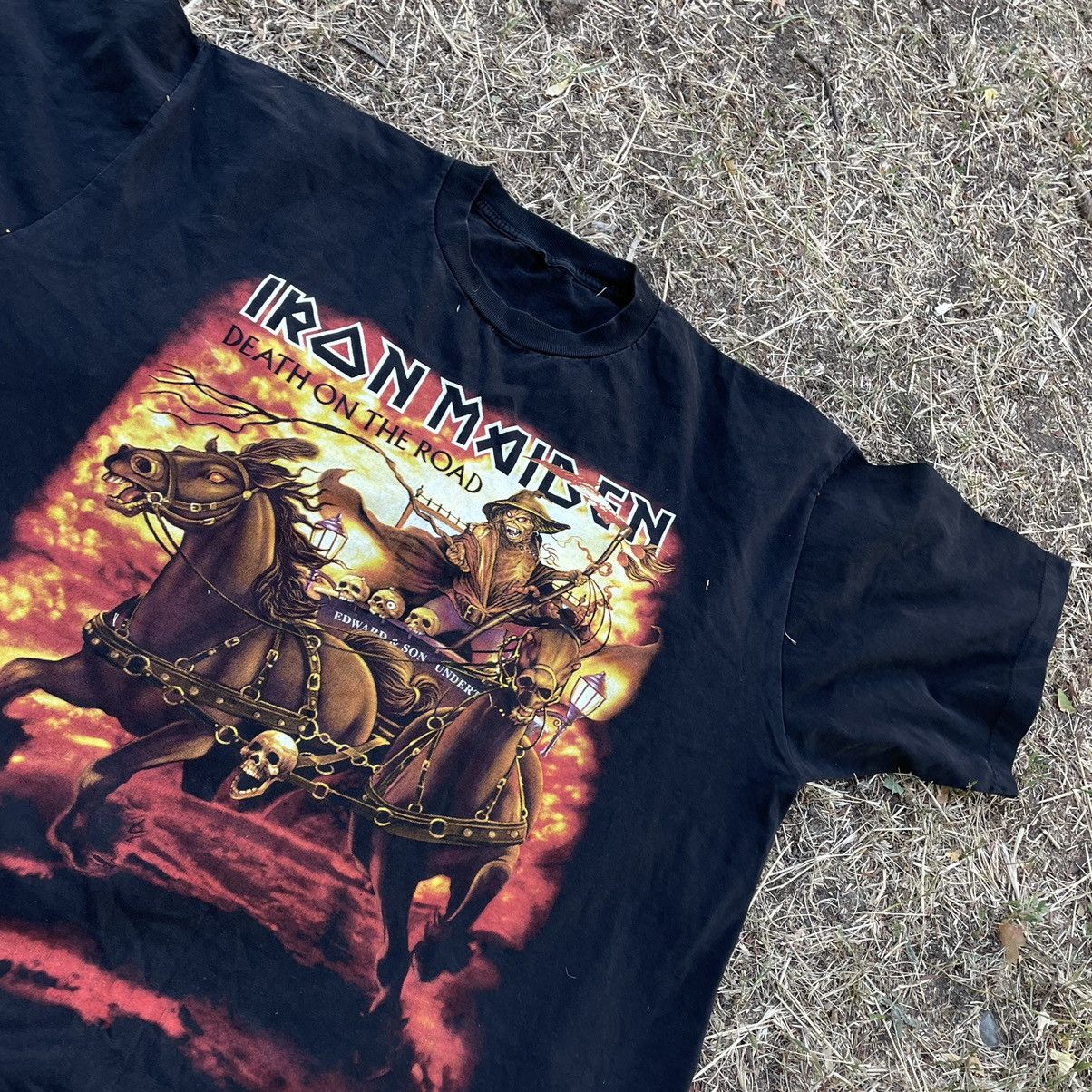 Vintage Vintage Y2K Iron Maiden Band Tee Sun Faded Grunge Baggy XXL Size US XXL / EU 58 / 5 - 4 Thumbnail