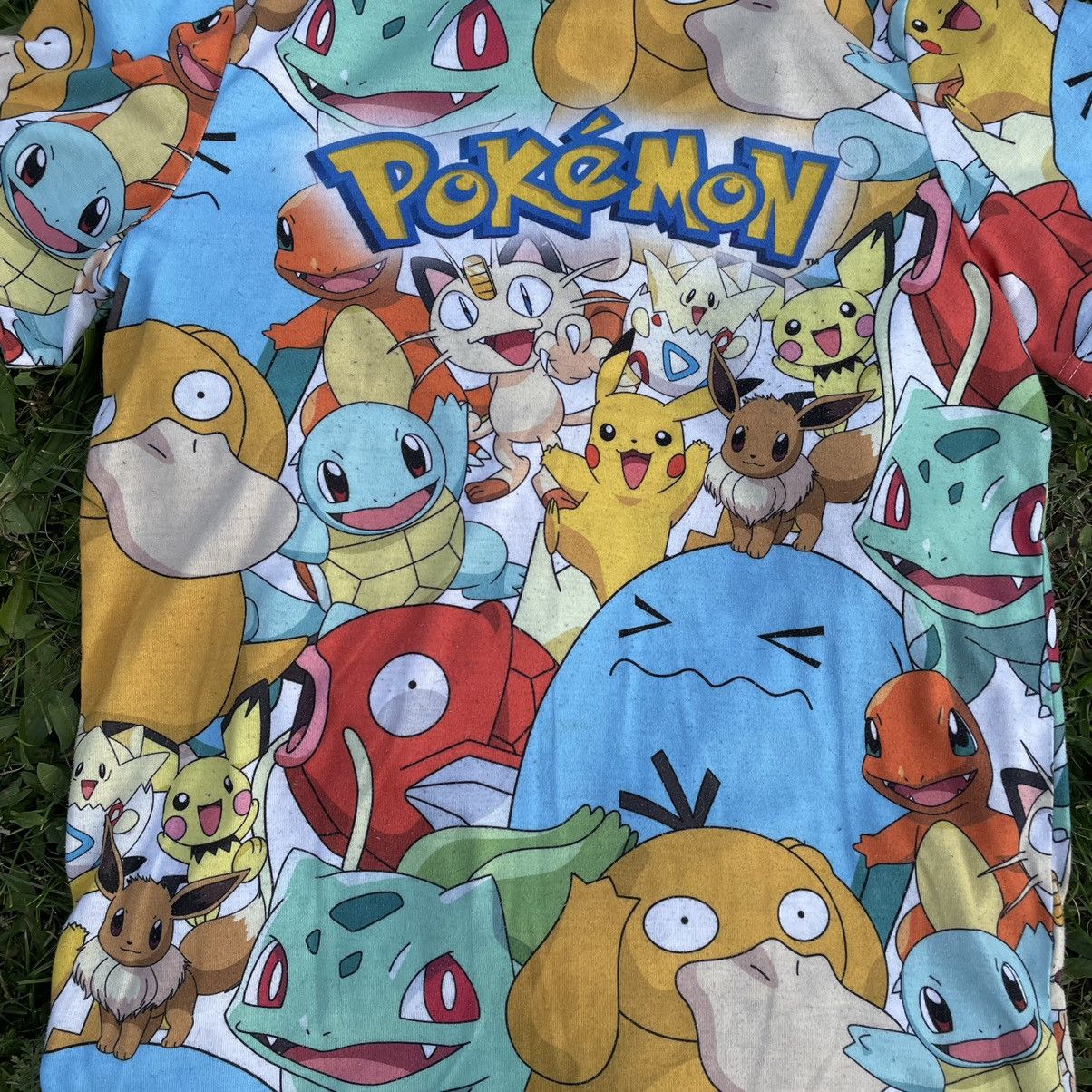 Vintage Vintage Y2K Pokemon All Over Print Graphic Tee Streetwear S Size US S / EU 44-46 / 1 - 4 Thumbnail
