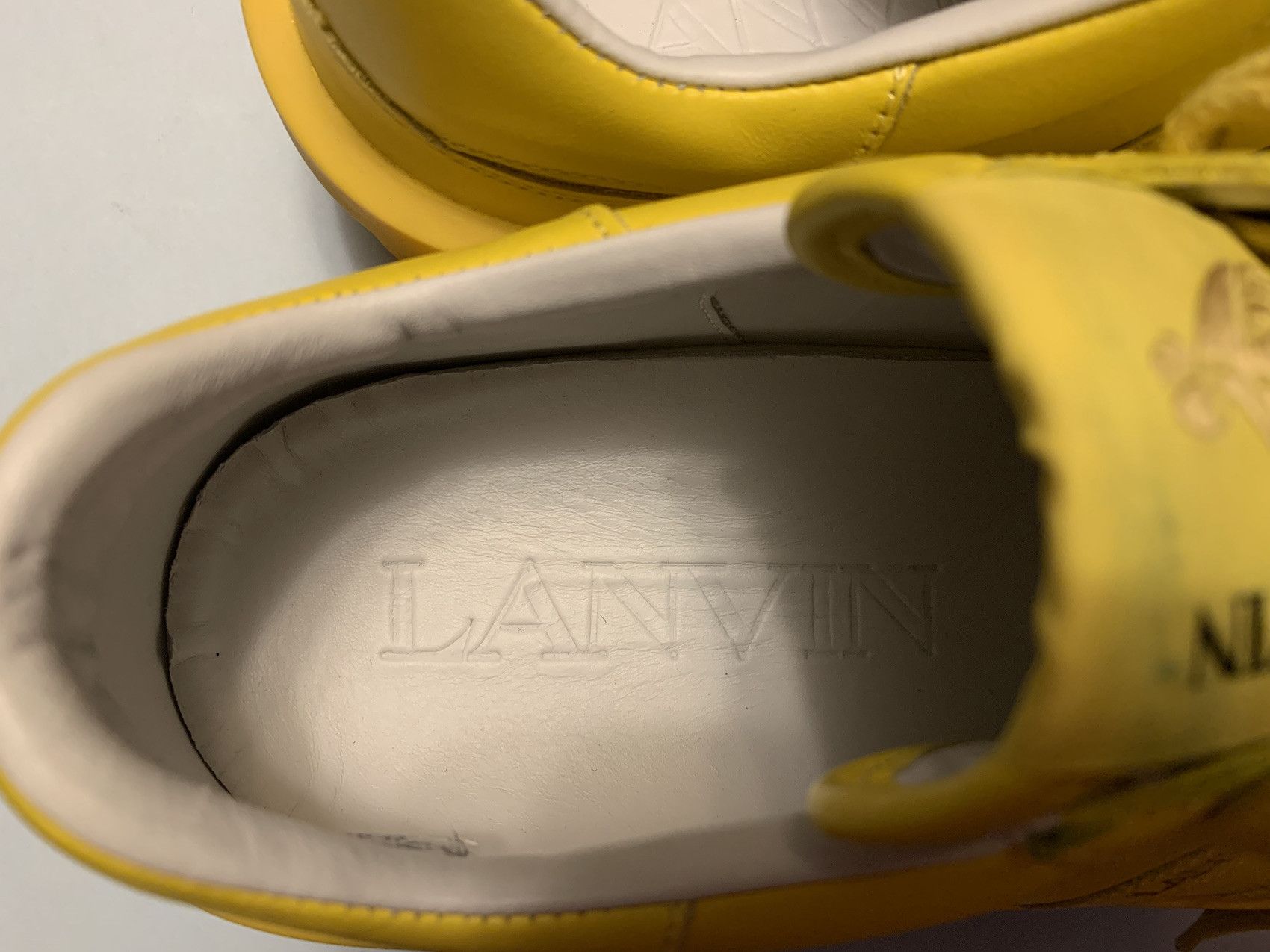 Gallery Dept. × Lanvin SS'21 Painted Sneakers Size US 9 / EU 42 - 9 Thumbnail