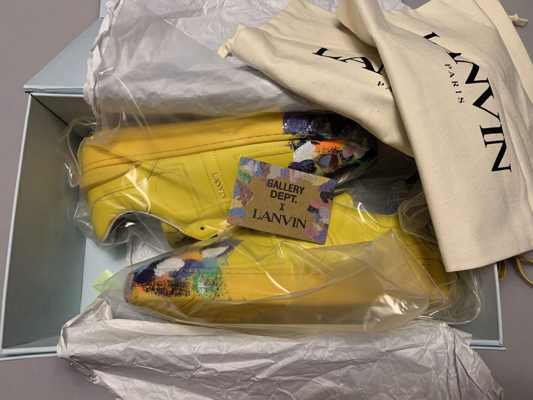 Gallery Dept. × Lanvin SS'21 Painted Sneakers Size US 9 / EU 42 - 10 Thumbnail