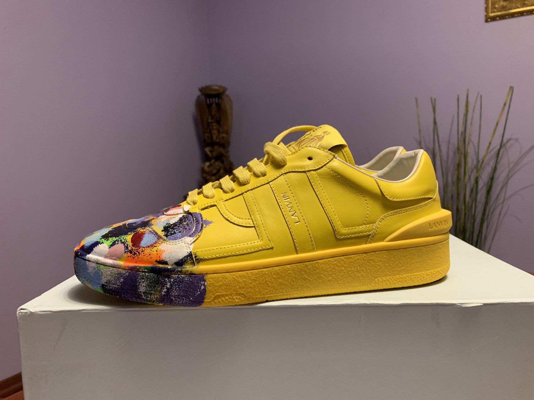 Gallery Dept. × Lanvin SS'21 Painted Sneakers Size US 9 / EU 42 - 4 Thumbnail