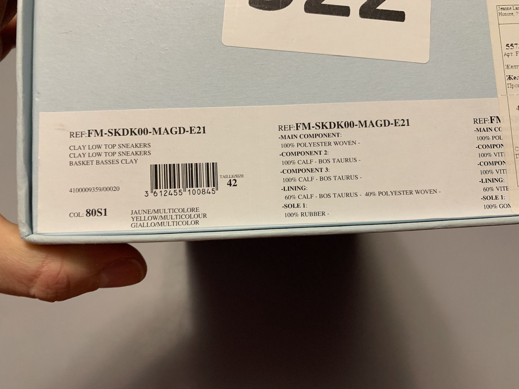 Gallery Dept. × Lanvin SS'21 Painted Sneakers Size US 9 / EU 42 - 12 Thumbnail