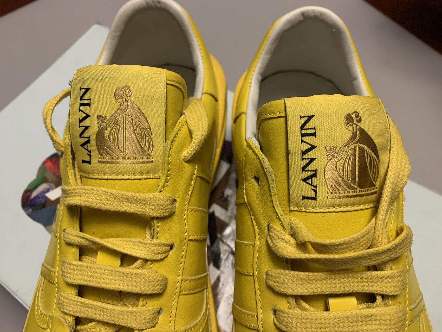 Gallery Dept. × Lanvin SS'21 Painted Sneakers Size US 9 / EU 42 - 7 Thumbnail