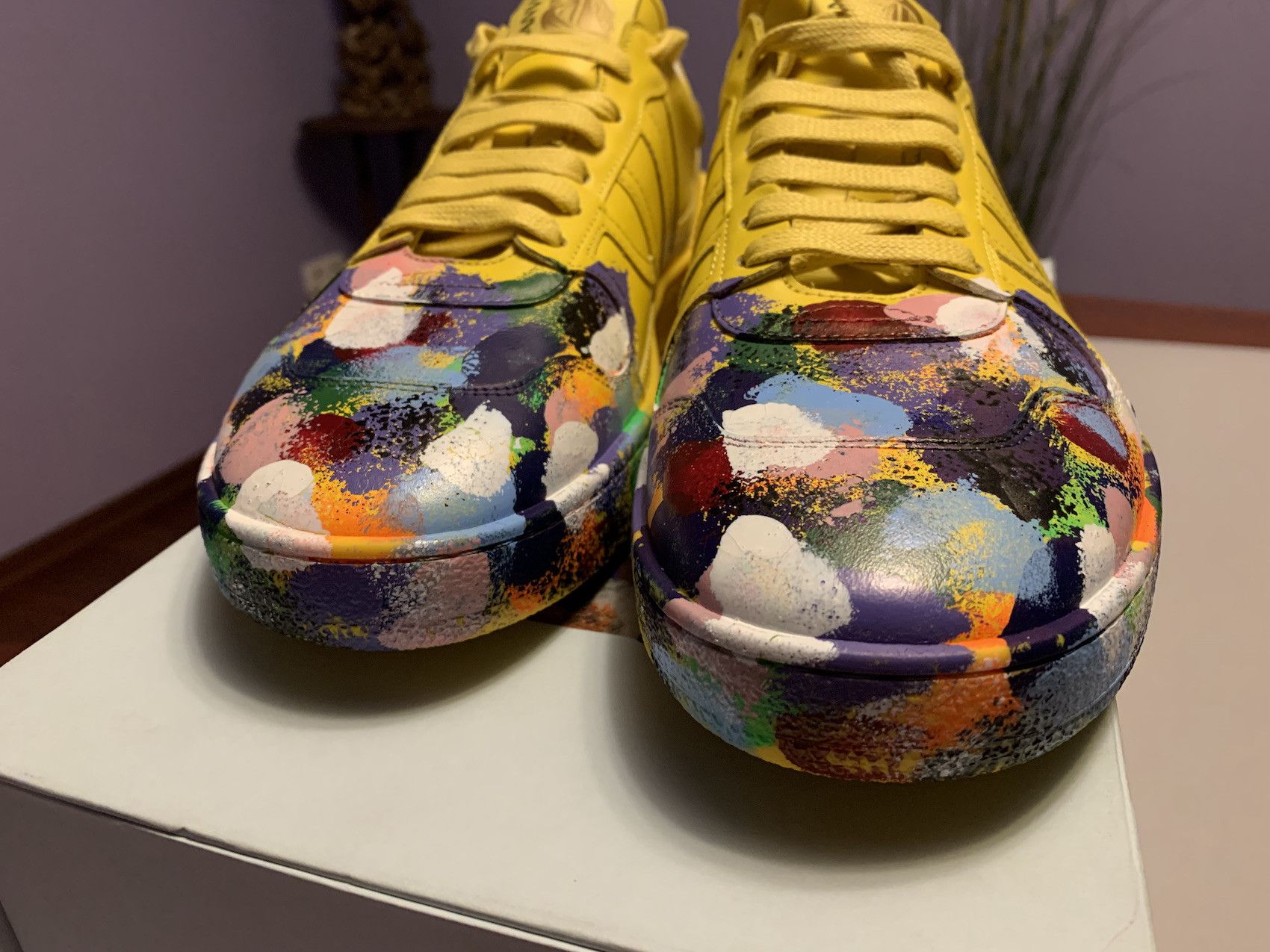 Gallery Dept. × Lanvin SS'21 Painted Sneakers Size US 9 / EU 42 - 3 Thumbnail