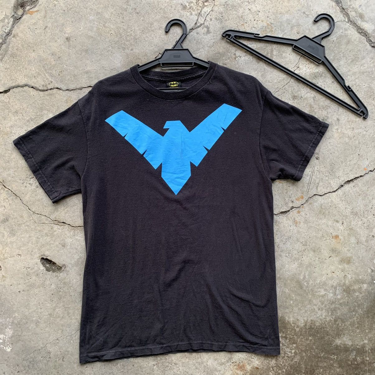 DC Comics Nightwing logo black t-shirt tee Size US M / EU 48-50 / 2 - 1 Thumbnail