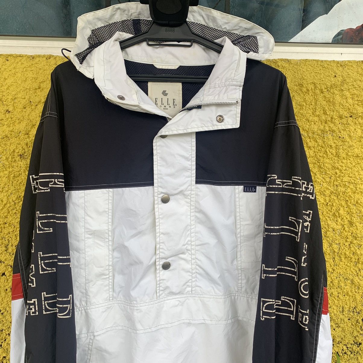 Japanese Brand ELLE Homme paris half zip button windbreaker vintage 90s Size US L / EU 52-54 / 3 - 4 Thumbnail
