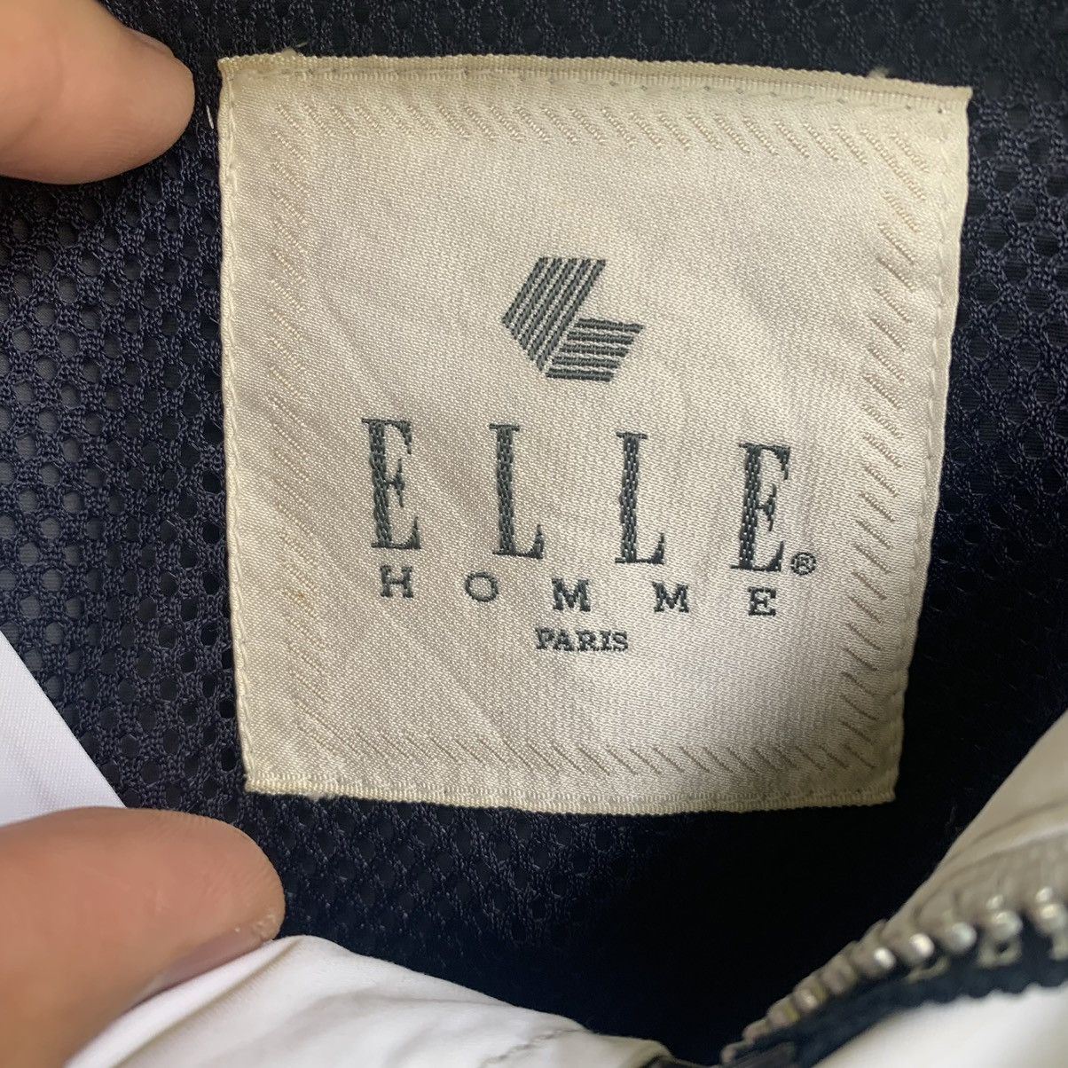 Japanese Brand ELLE Homme paris half zip button windbreaker vintage 90s Size US L / EU 52-54 / 3 - 6 Thumbnail