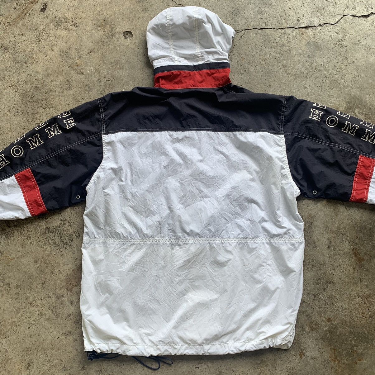 Japanese Brand ELLE Homme paris half zip button windbreaker vintage 90s Size US L / EU 52-54 / 3 - 17 Thumbnail