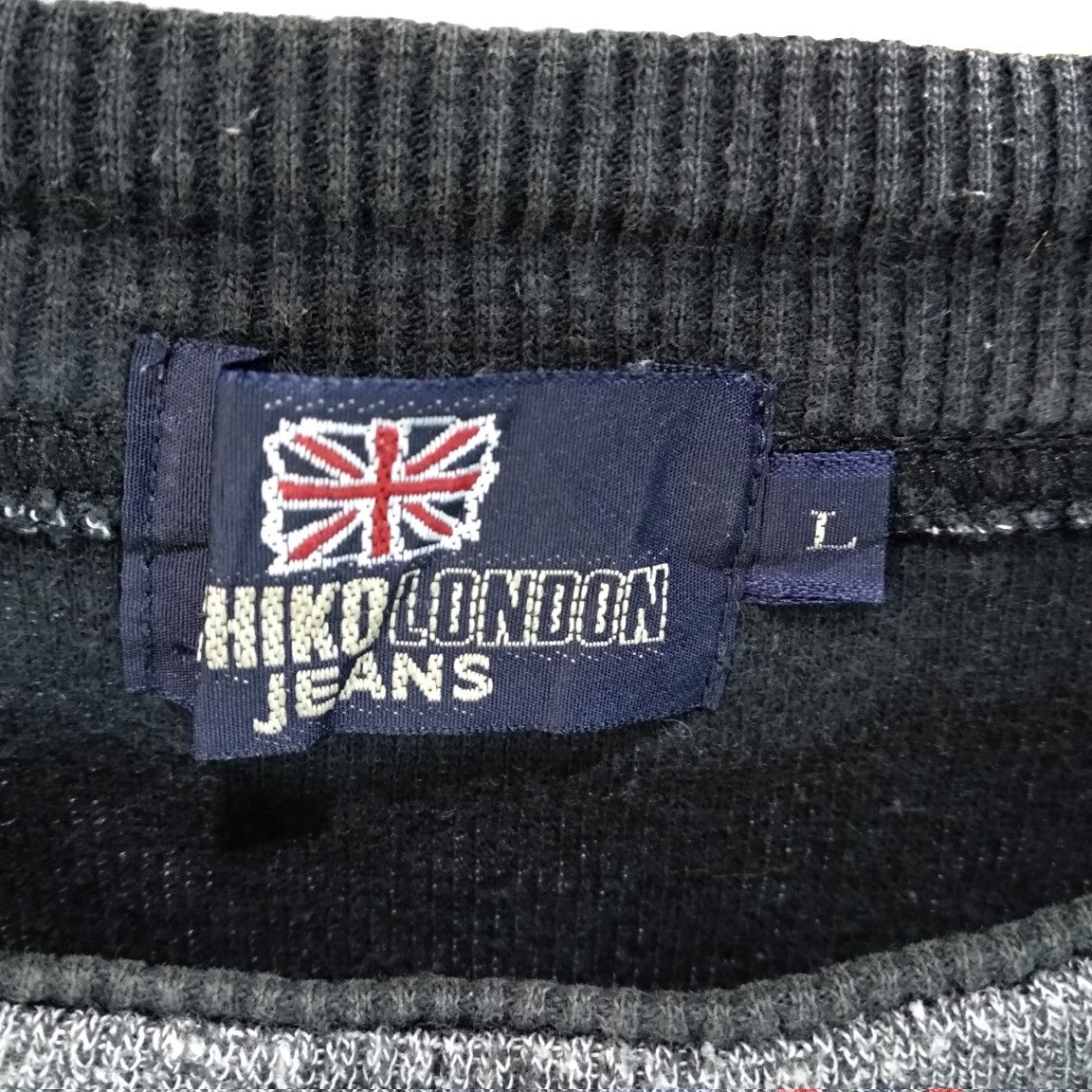 Japanese Brand × Michiko Koshino London 2000's MICHIKO LONDON Jeans Big Embroidered Logo Sweatshirt Size US L / EU 52-54 / 3 - 8 Thumbnail