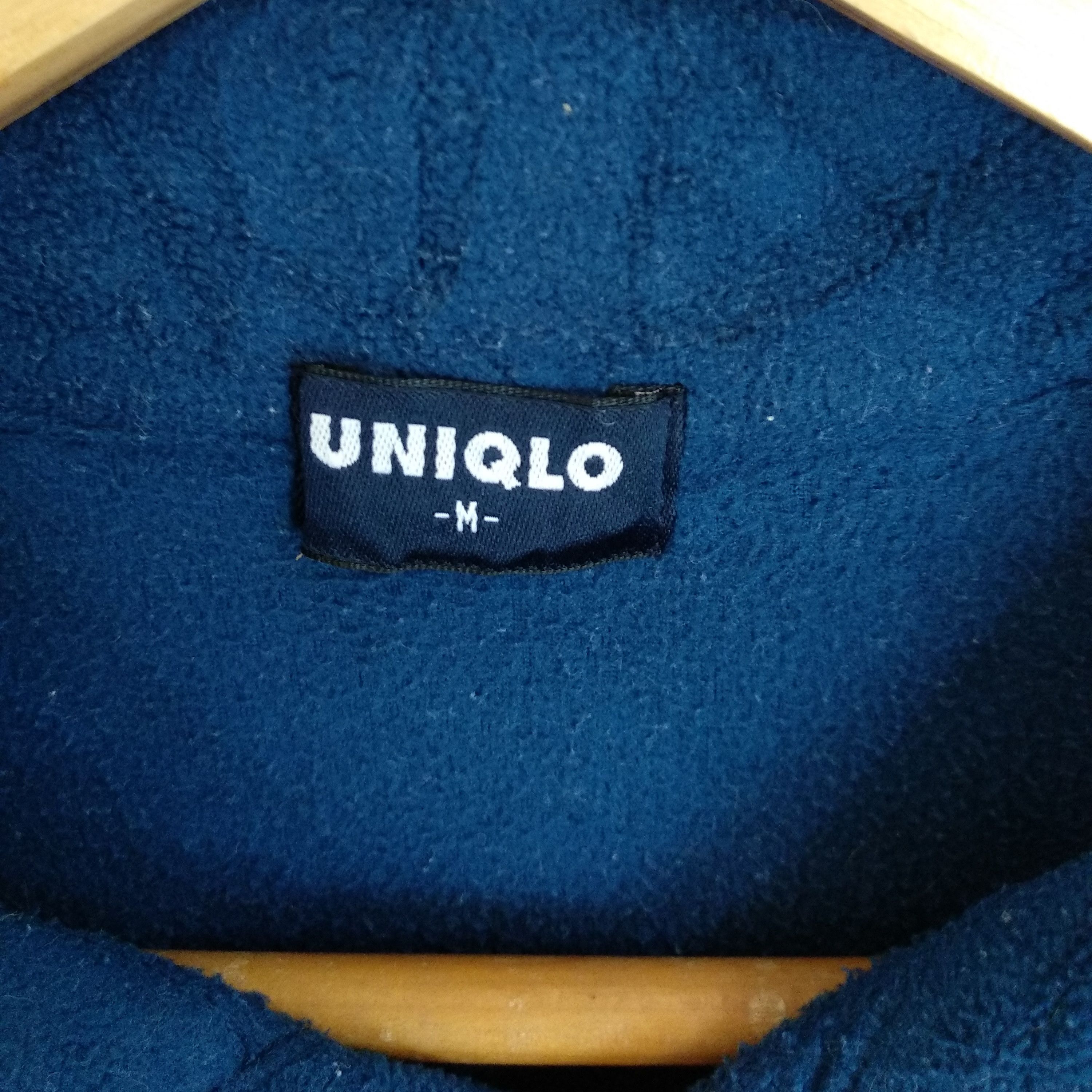 Japanese Brand × Uniqlo × Vintage Vintage 90's UNIQLO Blue Jumper Sweatshirt Size US M / EU 48-50 / 2 - 8 Thumbnail