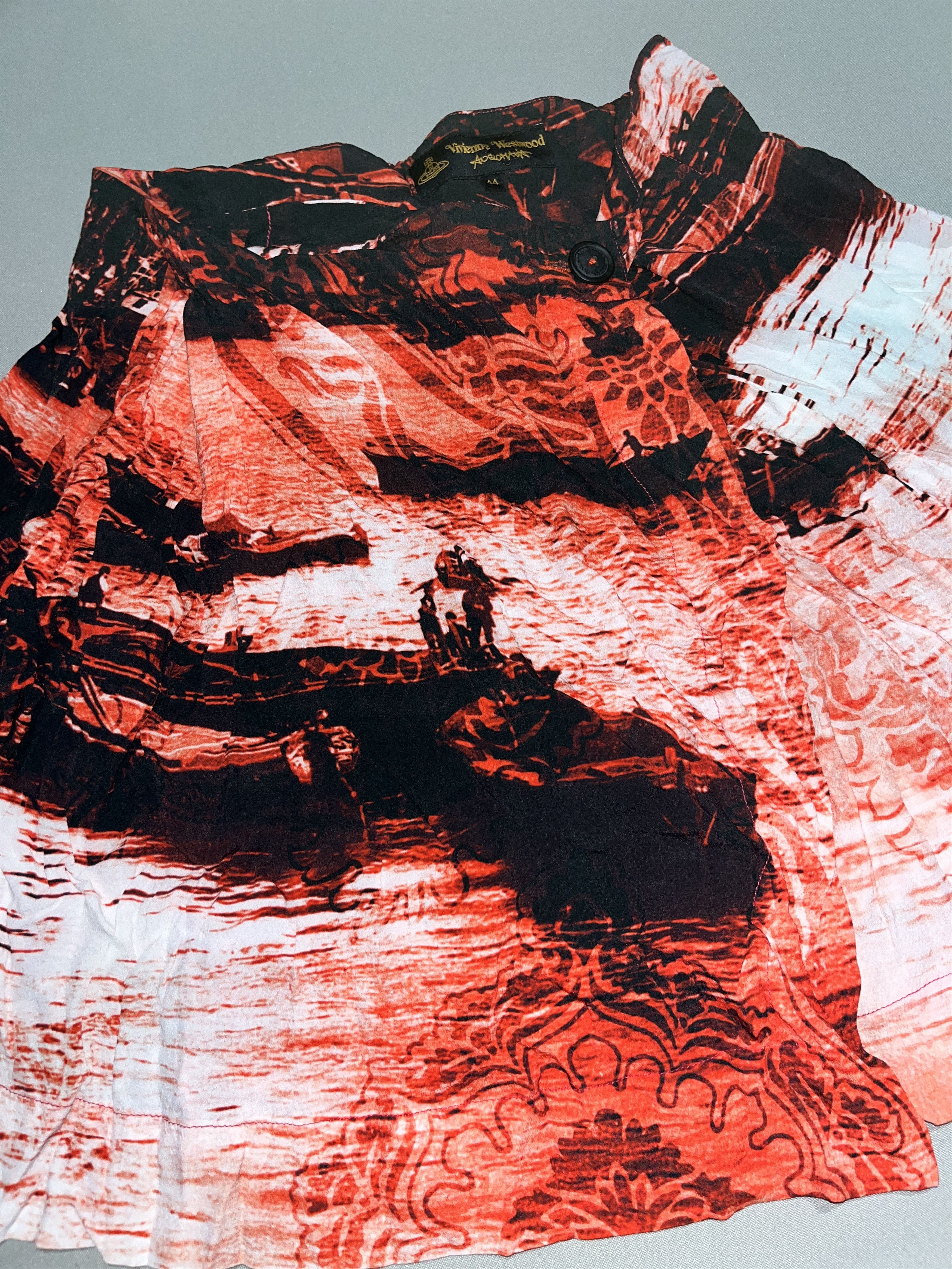 Vivienne Westwood Vivienne Westwood Full Print Mini Anglomania Skirt Size 30" / US 8 / IT 44 - 4 Thumbnail