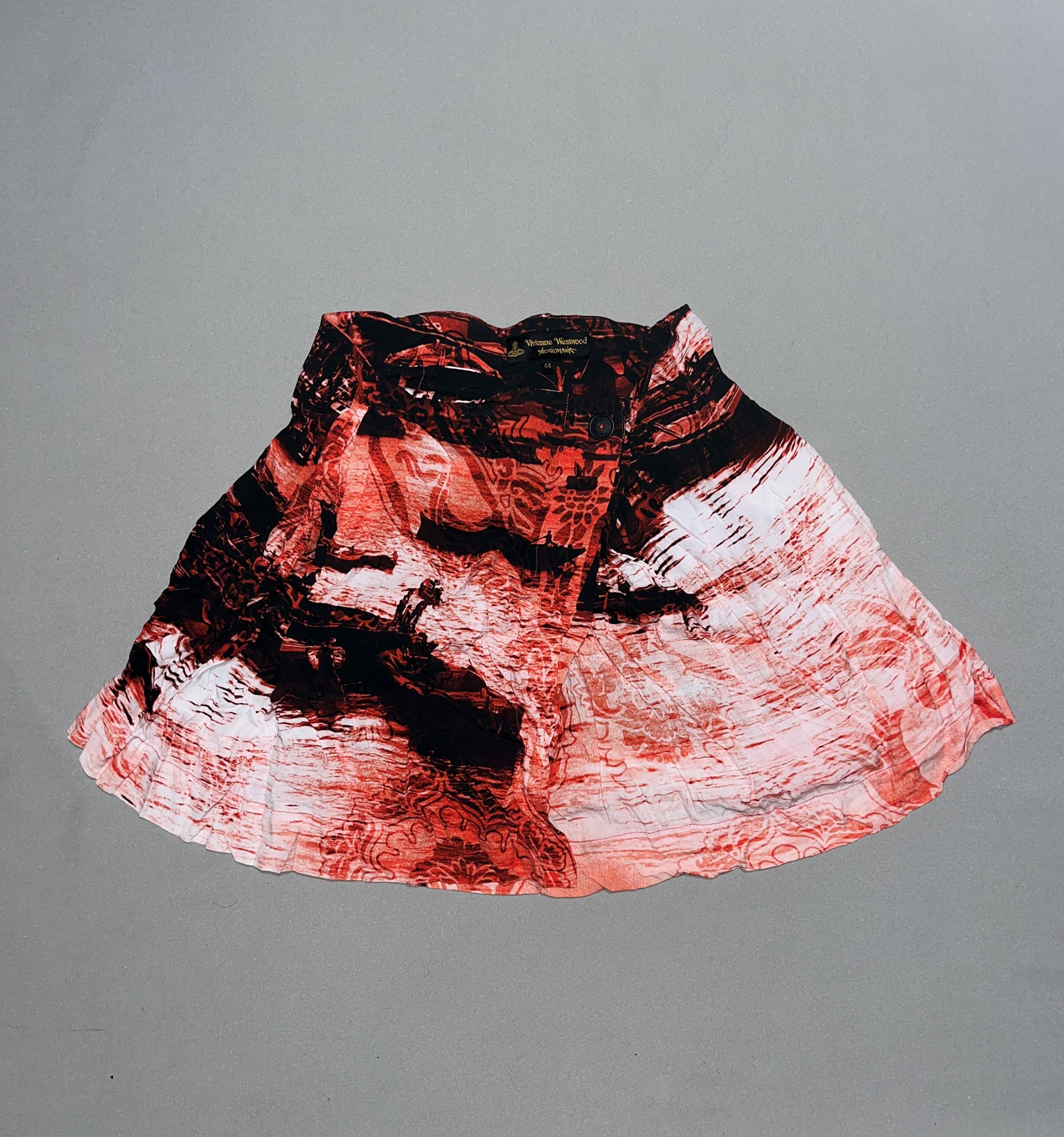 Vivienne Westwood Full Print Mini Anglomania Skirt