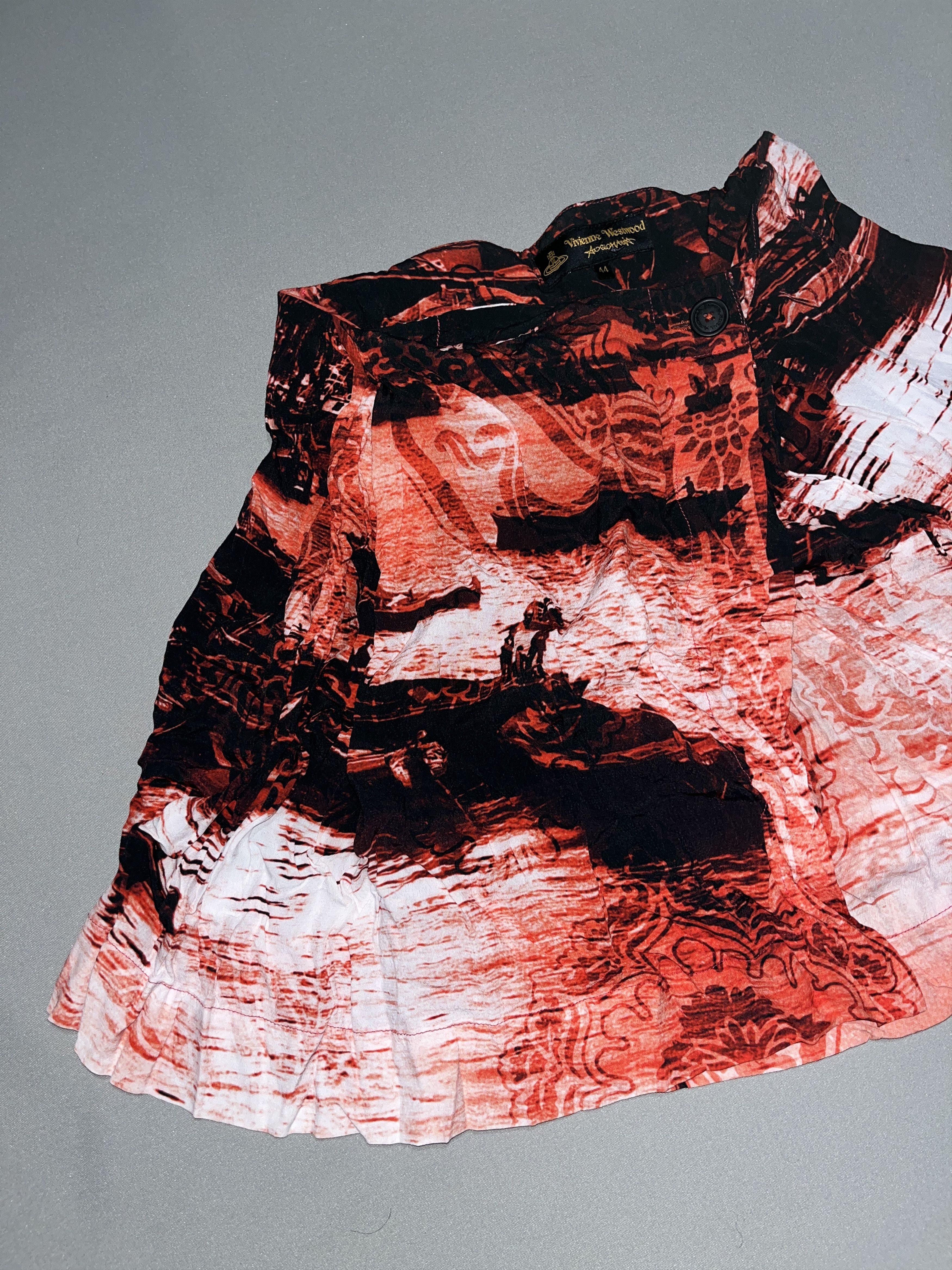 Vivienne Westwood Vivienne Westwood Full Print Mini Anglomania Skirt Size 30" / US 8 / IT 44 - 2 Thumbnail
