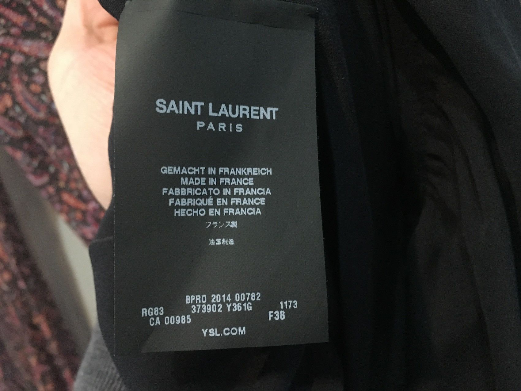 Hedi Slimane × Saint Laurent Paris SS'15 Dress 'Bohéme' in Crepe Silk Size S / US 4 / IT 40 - 7 Thumbnail