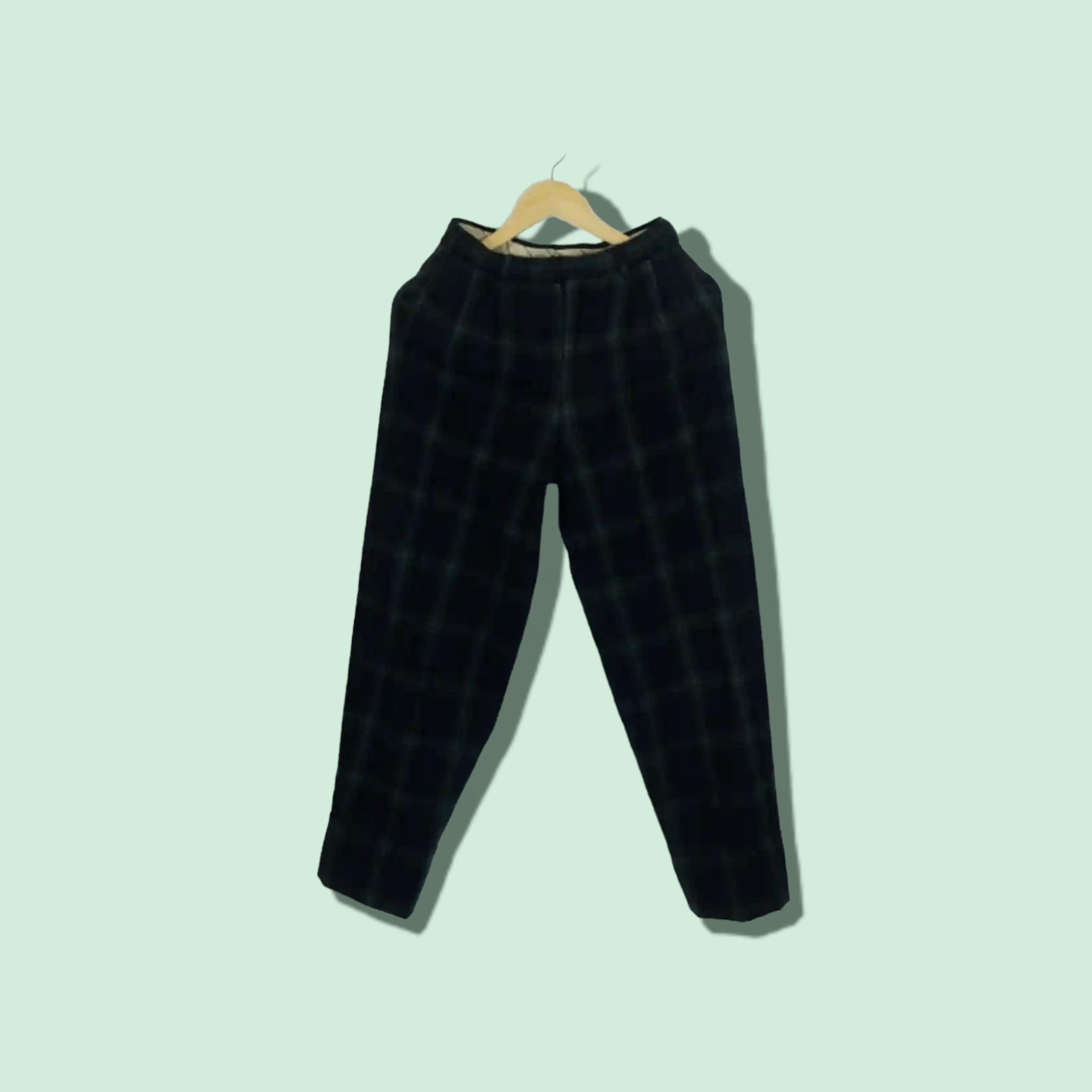 Alexander Julian ALEXANDER JULIAN Check Casual Wool Pant Size US 27 - 1 Thumbnail