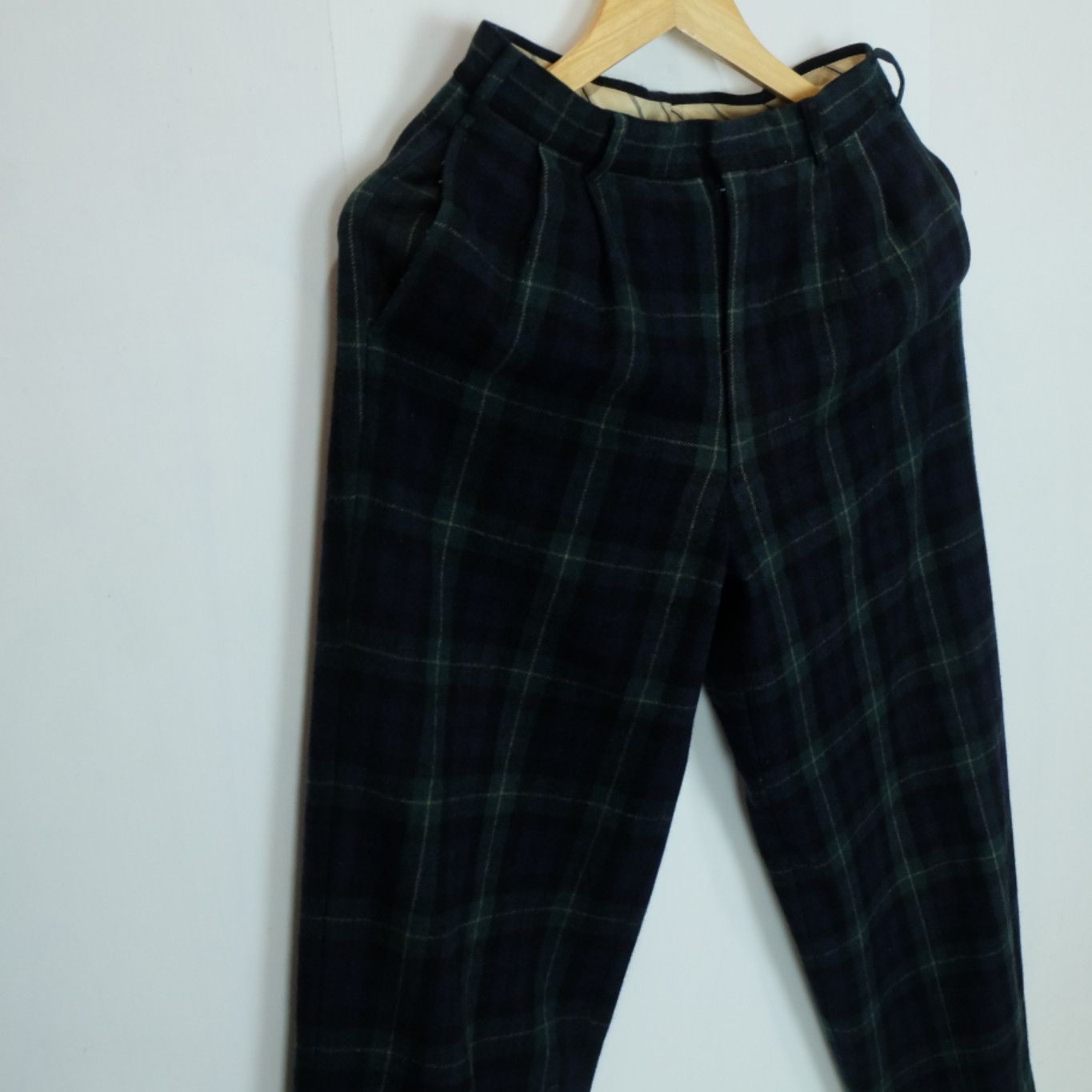 Alexander Julian ALEXANDER JULIAN Check Casual Wool Pant Size US 27 - 3 Thumbnail