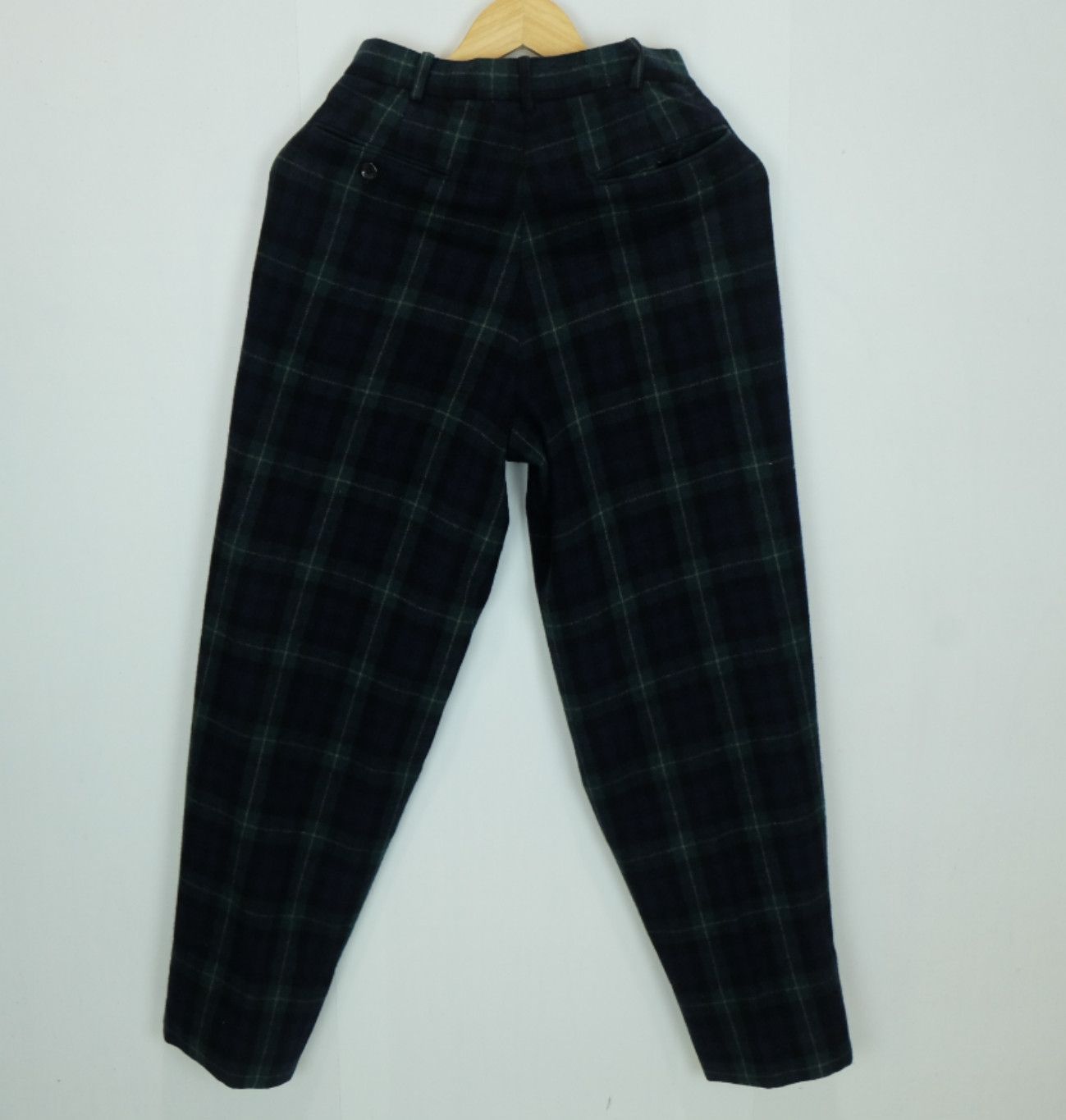 Alexander Julian ALEXANDER JULIAN Check Casual Wool Pant Size US 27 - 7 Thumbnail