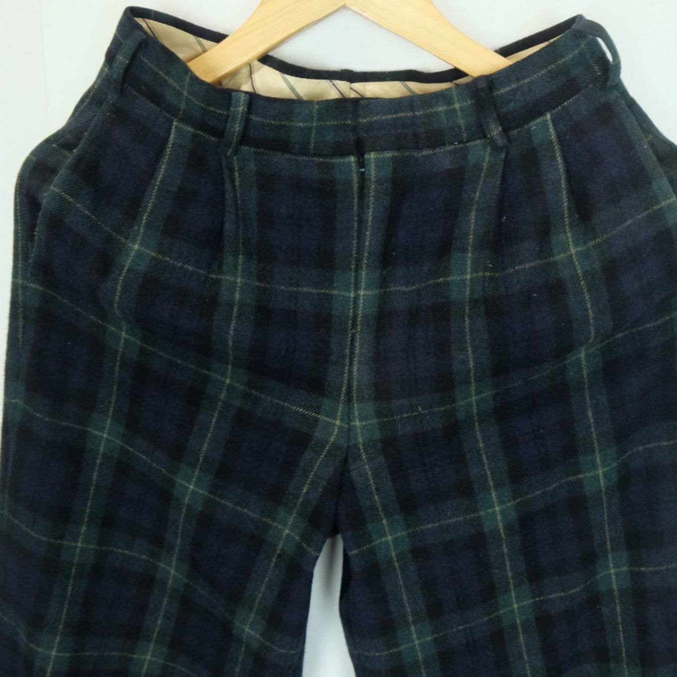 Alexander Julian ALEXANDER JULIAN Check Casual Wool Pant Size US 27 - 4 Thumbnail