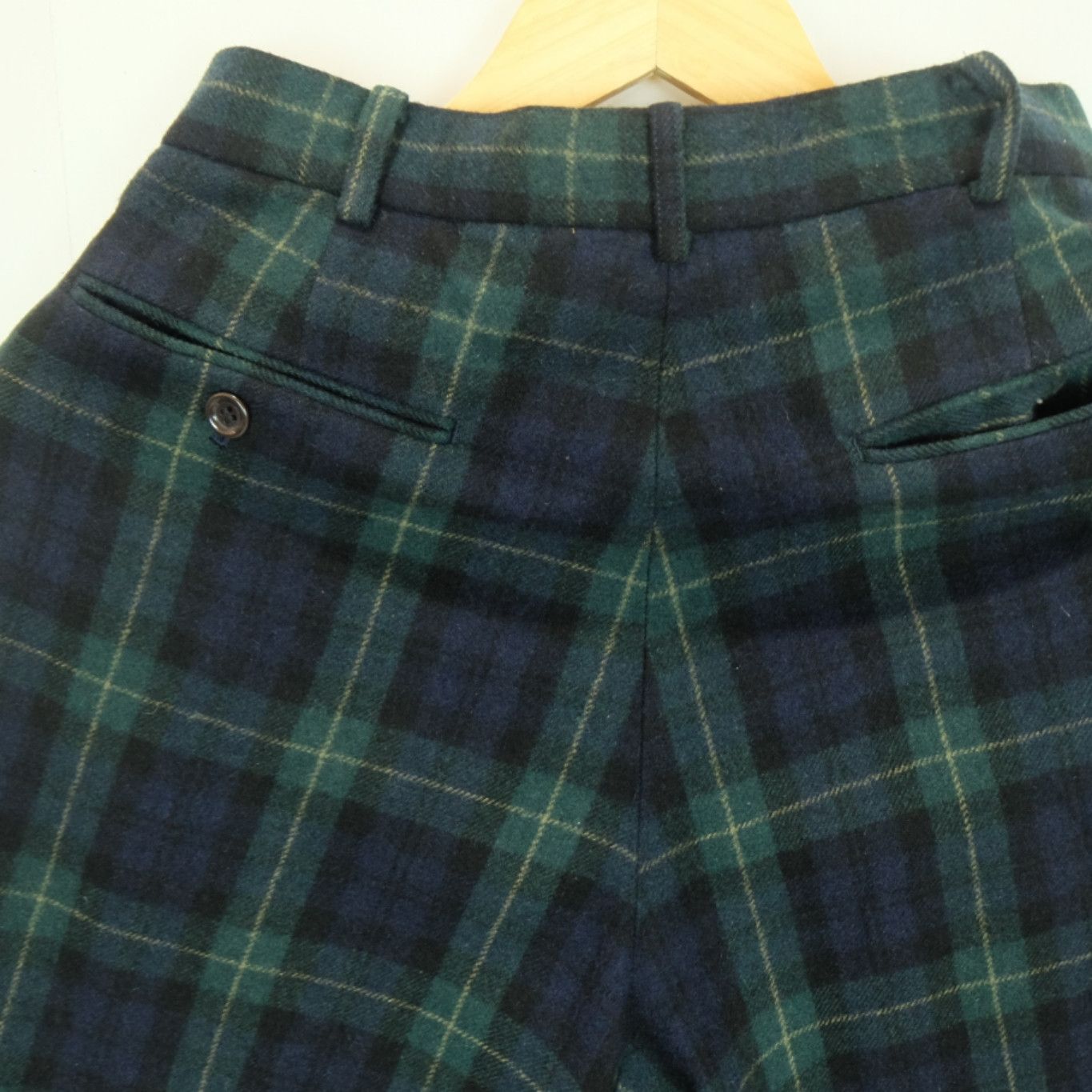 Alexander Julian ALEXANDER JULIAN Check Casual Wool Pant Size US 27 - 8 Thumbnail