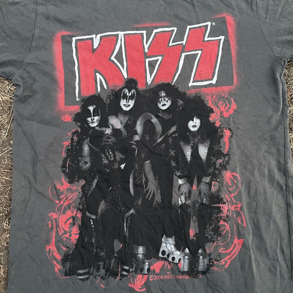Vintage Vintage Y2K Kiss Band Tee Graphic Faded Punk Rock Slim M Size US M / EU 48-50 / 2 - 4 Thumbnail