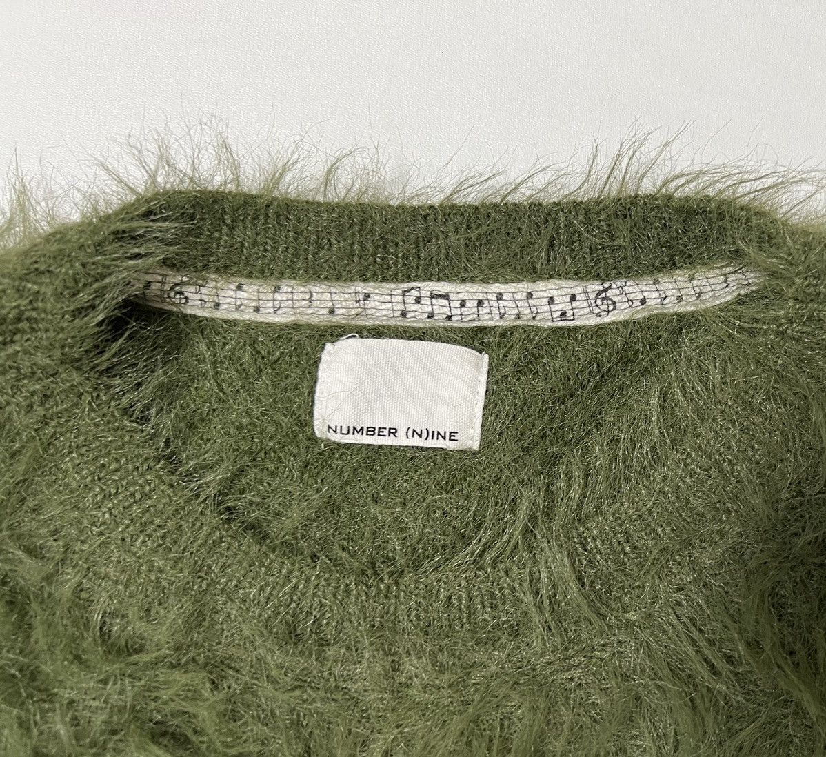 Number (N)ine Number Nine mohair knit sweater olive size 1 Size US S / EU 44-46 / 1 - 2 Thumbnail