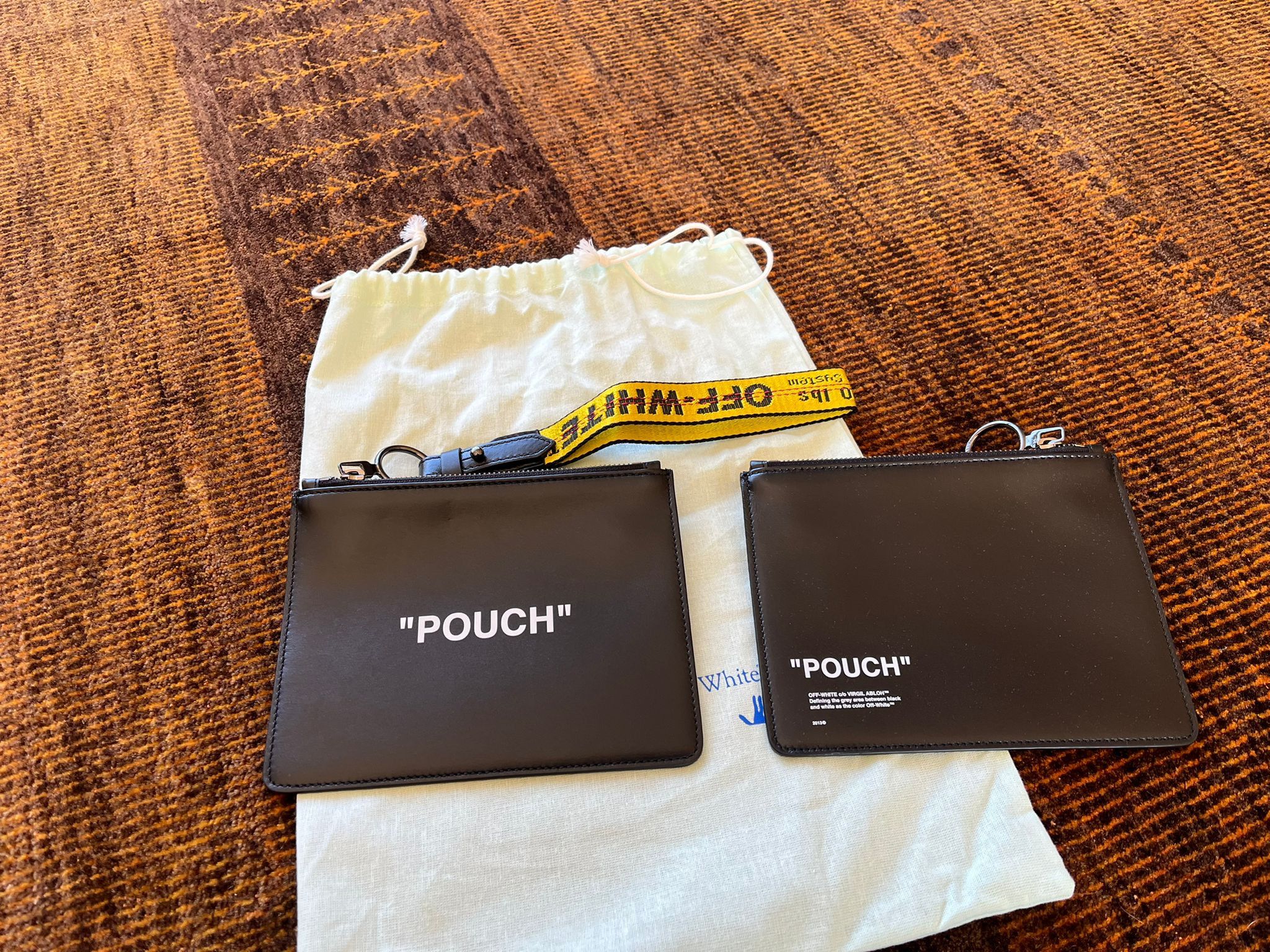 Off-White Button Pouch Bag in Black Size ONE SIZE - 2 Thumbnail