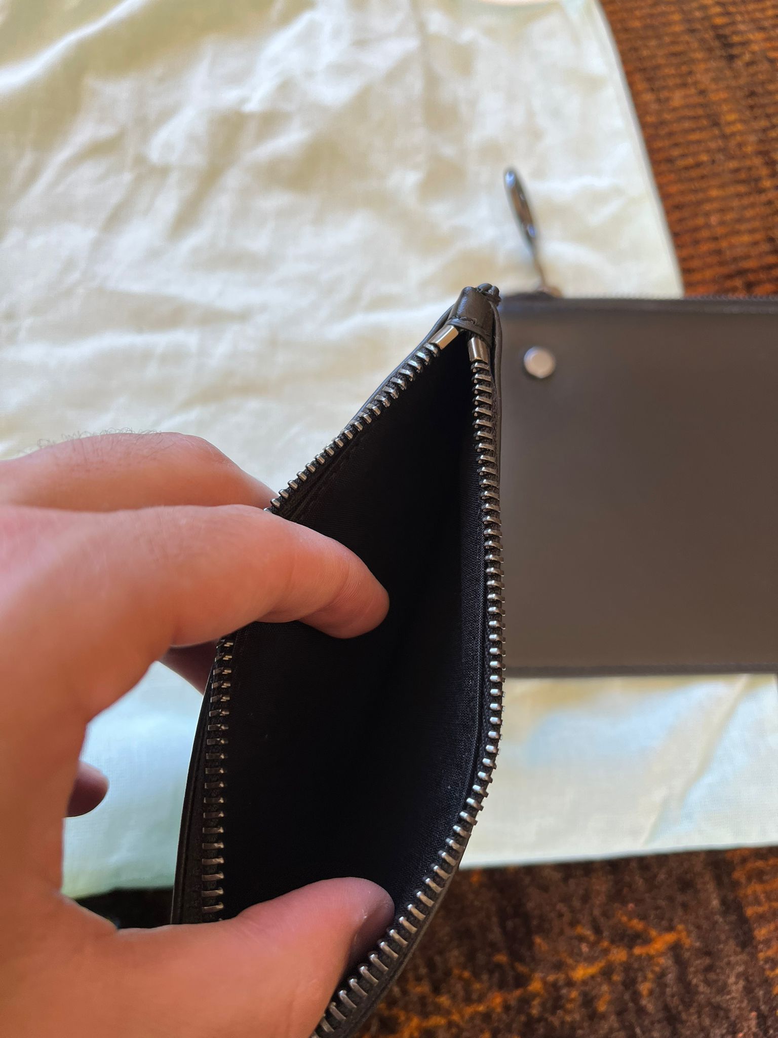 Off-White Button Pouch Bag in Black Size ONE SIZE - 8 Thumbnail