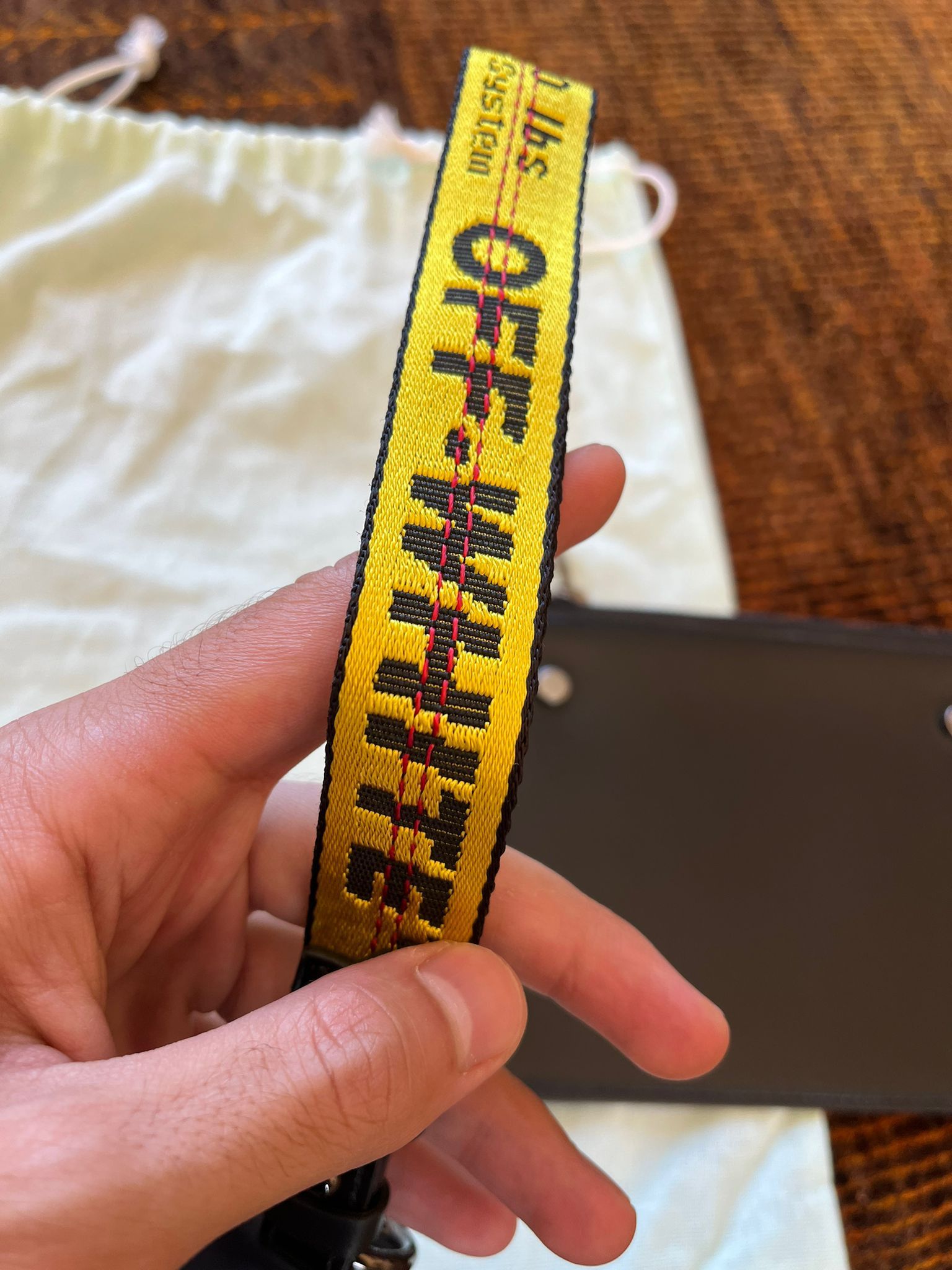 Off-White Button Pouch Bag in Black Size ONE SIZE - 6 Thumbnail