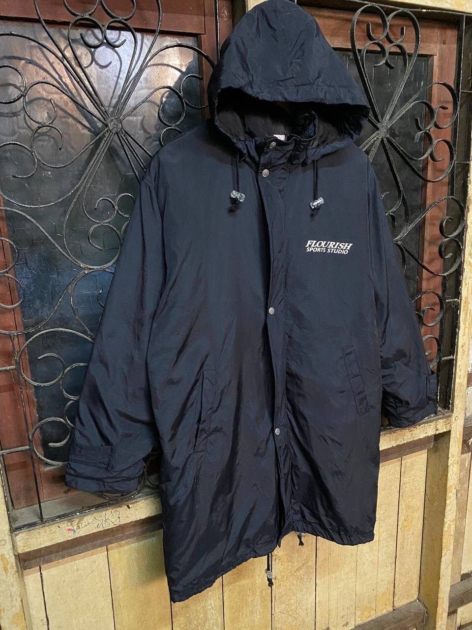 Japanese Brand FLOURISH SPORT STUDIO HOODED PARKA JACKET Size US M / EU 48-50 / 2 - 4 Thumbnail