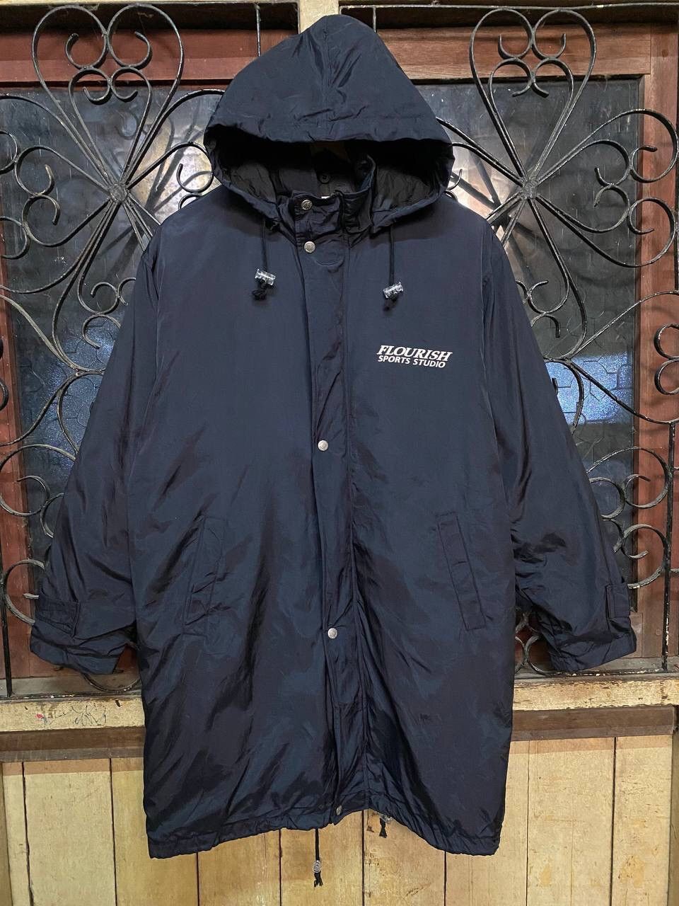 Japanese Brand FLOURISH SPORT STUDIO HOODED PARKA JACKET Size US M / EU 48-50 / 2 - 3 Thumbnail