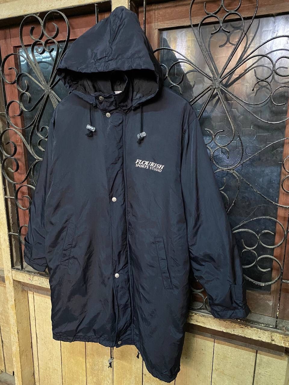 Japanese Brand FLOURISH SPORT STUDIO HOODED PARKA JACKET Size US M / EU 48-50 / 2 - 5 Thumbnail