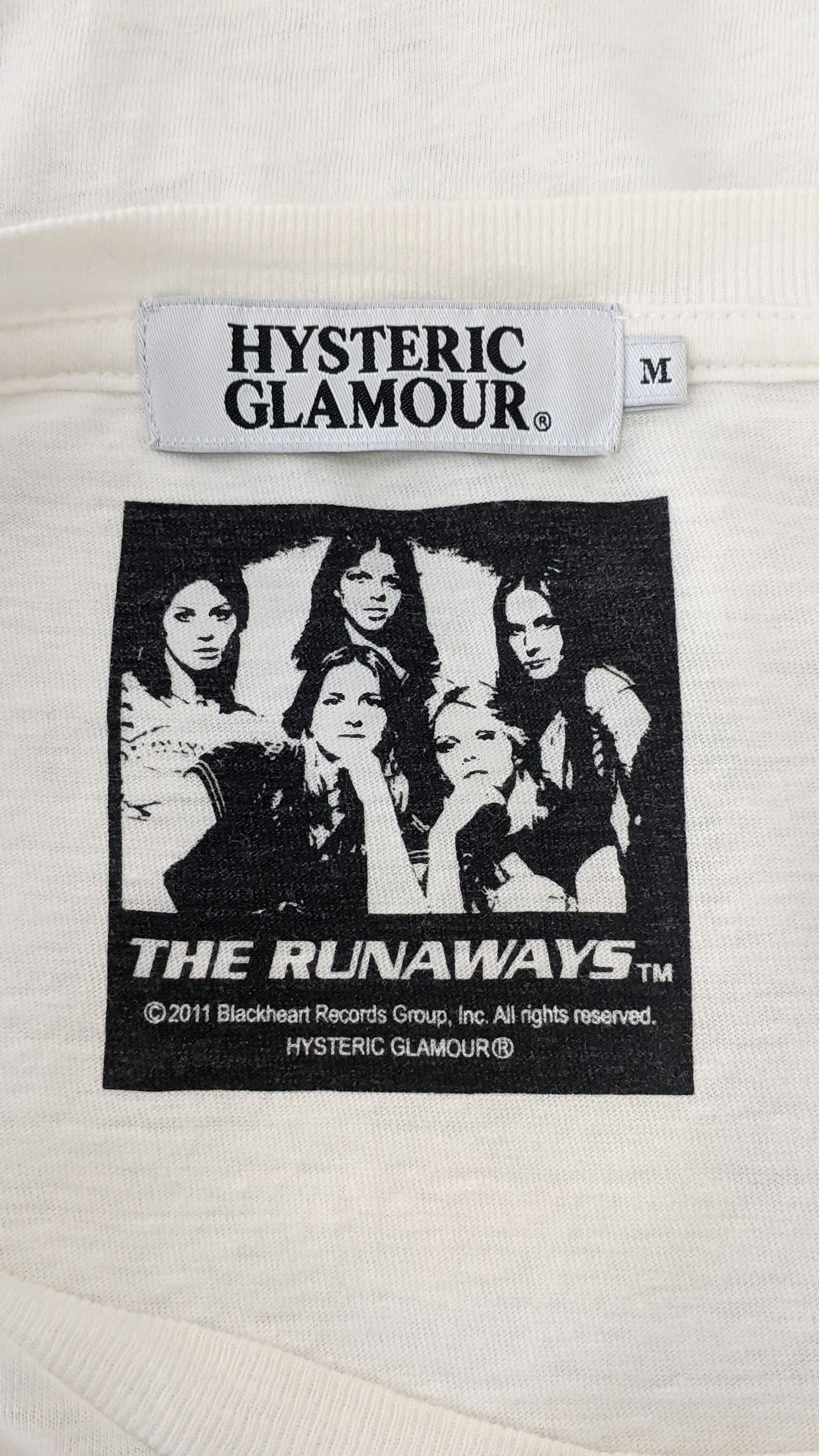 Hysteric Glamour The Runaways Cherry Bomb shirt