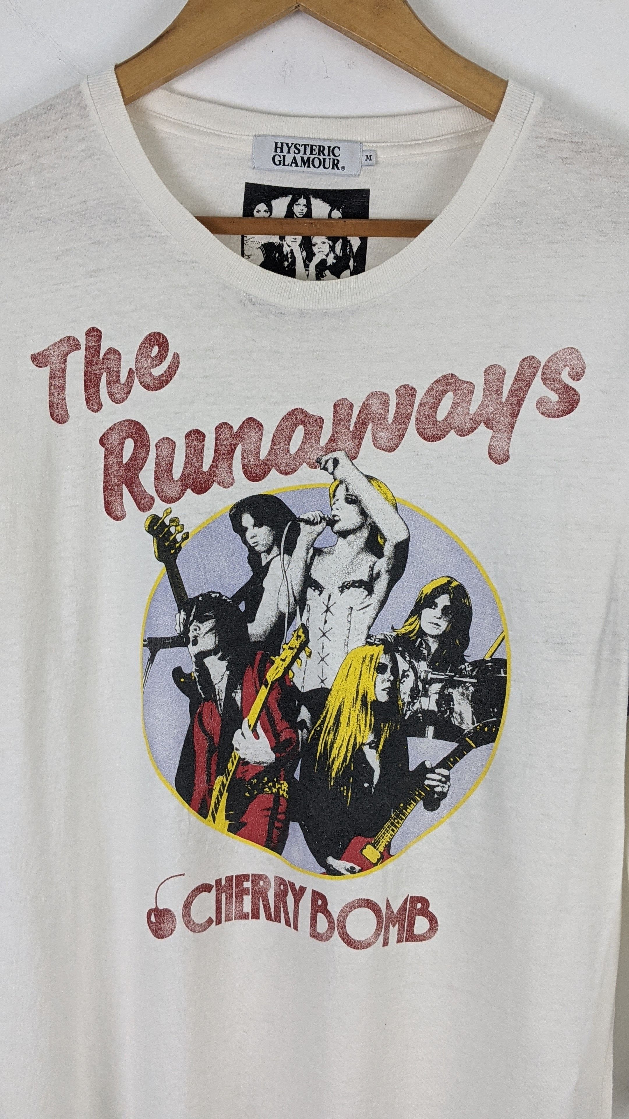 Hysteric Glamour The Runaways Cherry Bomb shirt
