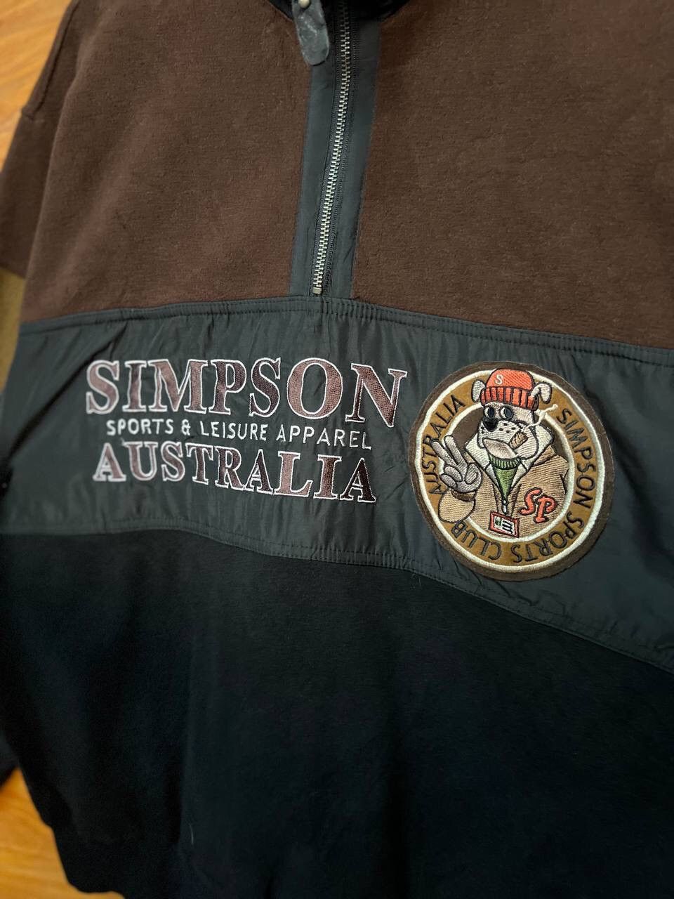 Man Made In Australia VINTAGE SIMPSON SPORT CLUB AUSTRALIA SWEATSHIRT Size US M / EU 48-50 / 2 - 5 Thumbnail